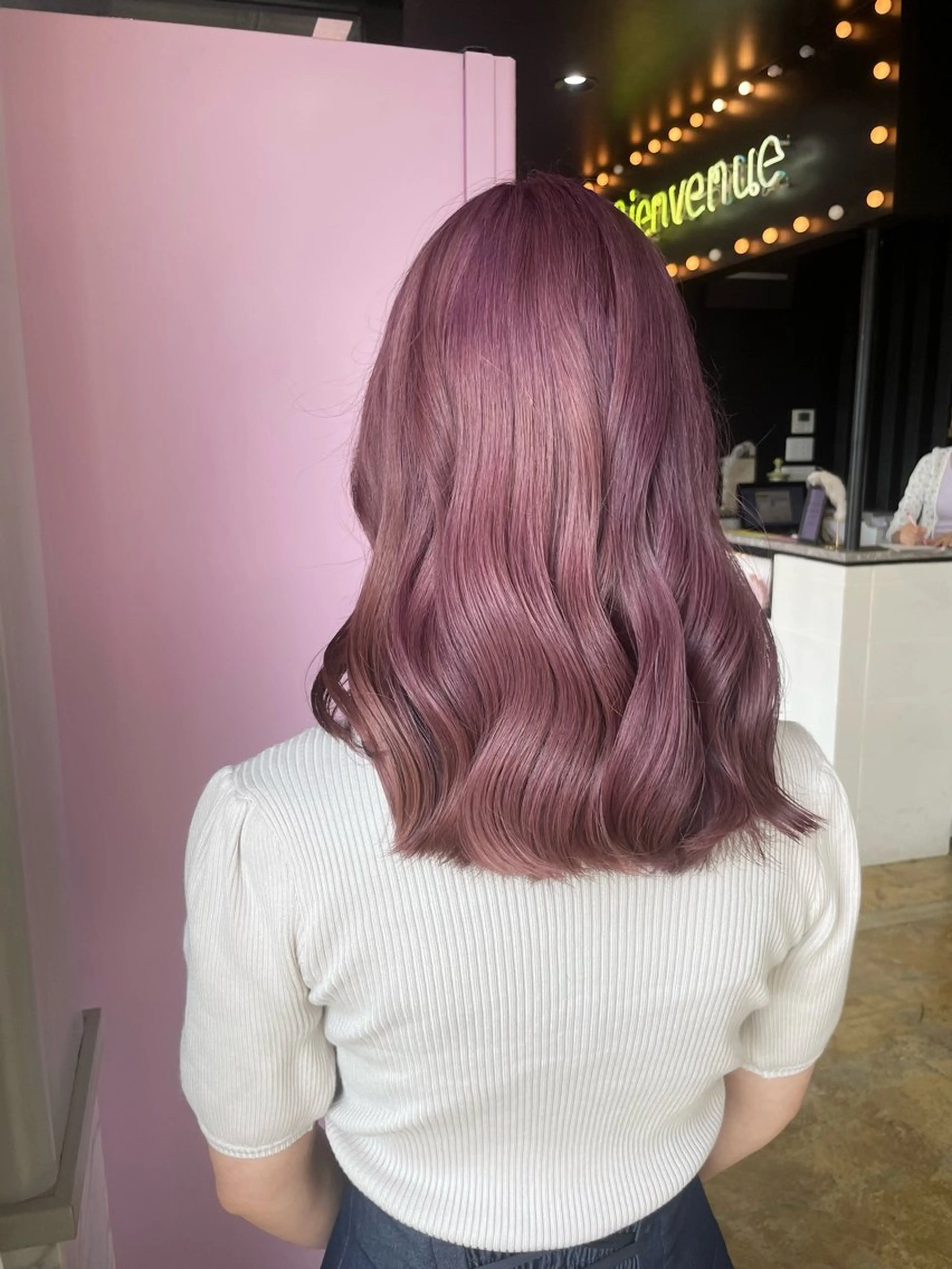 セミロング カラー . chihiroのヘアスタイル