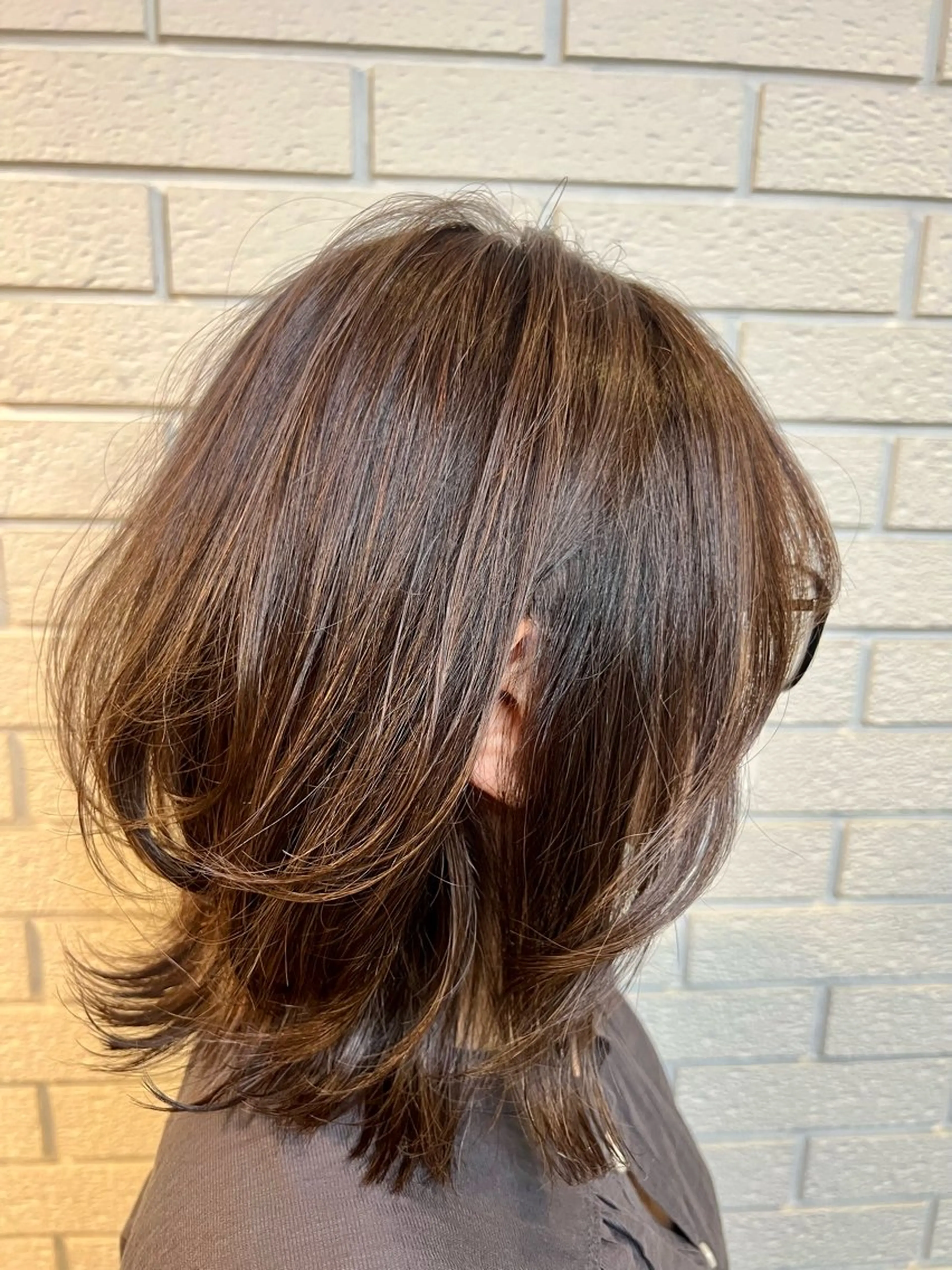 ミディアム カラー ベージュカラー ブリーチ ケアブリーチ 透明感カラー ハイライトカラー カット ヘアカラー トリートメント 髪質改善✨艶カラー MASAYAのヘアスタイル