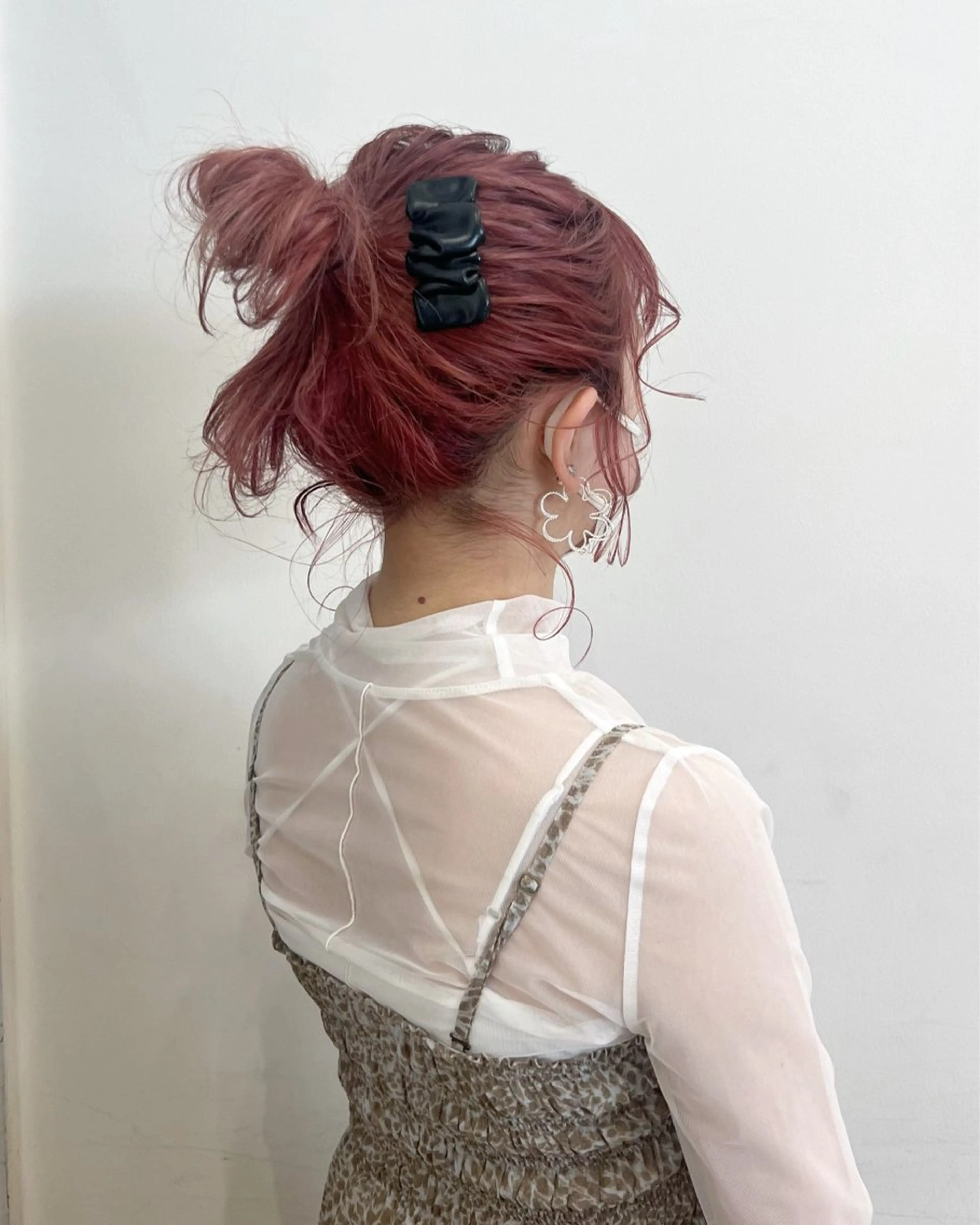 セミロング 顔まわり🎀レイヤー 心斎橋【あやか】🎀のヘアスタイル