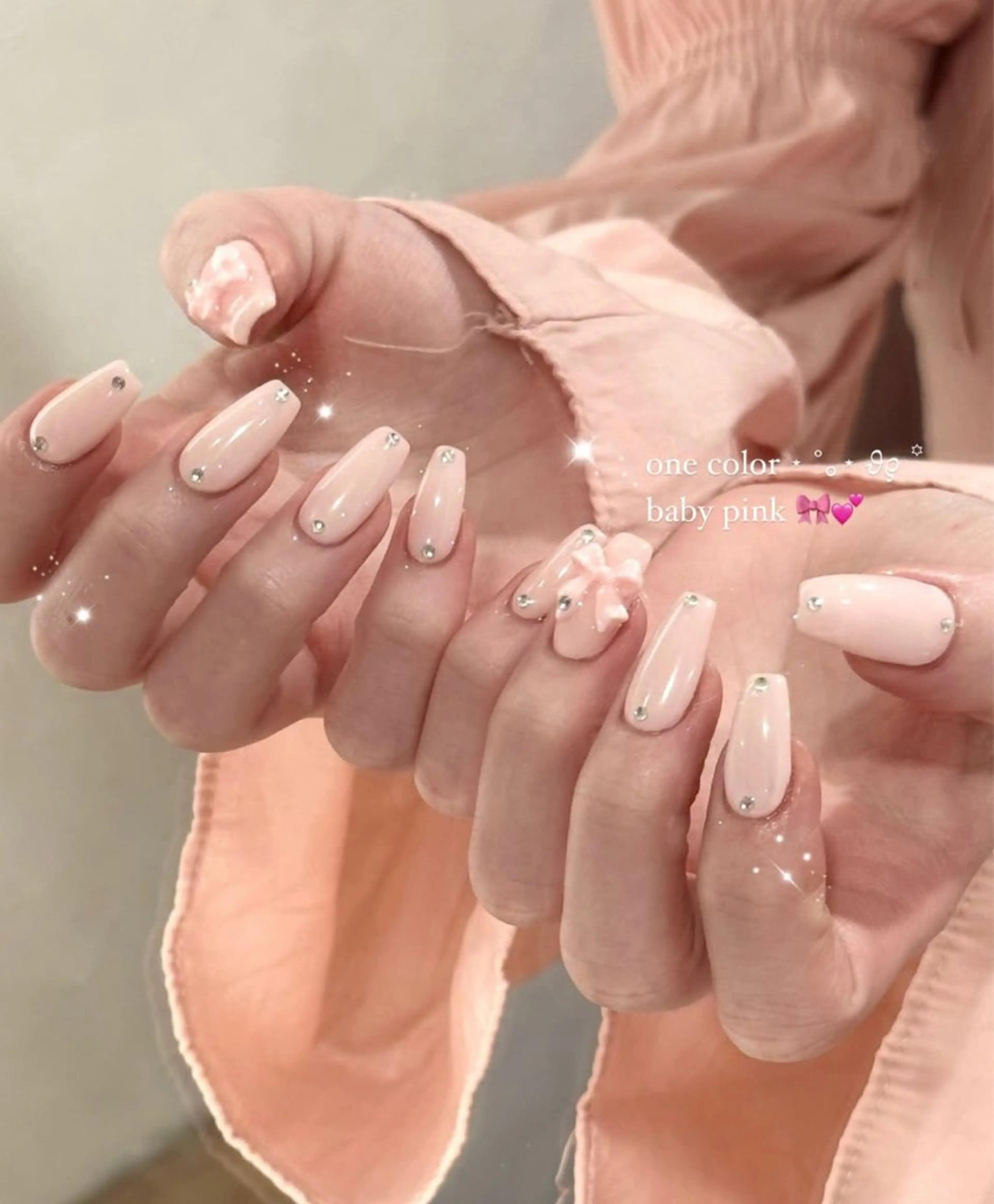 ネイル アートネイル フラッシュネイル フレンチネイル ガラスフレンチ グラデーション ハンドネイル M2 BEAUTY アユミのネイルデザイン