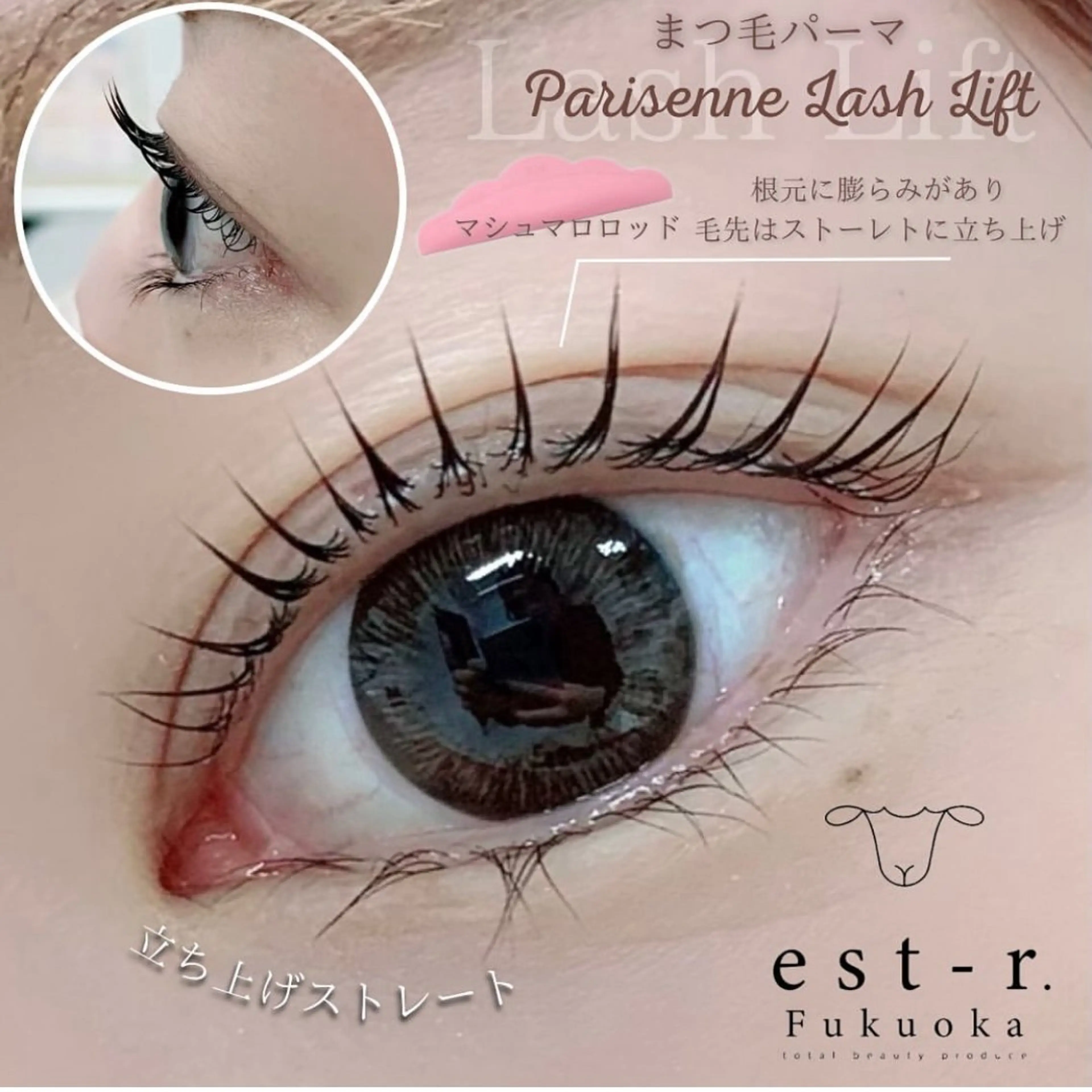 マツエク・マツパ パリジェンヌラッシュリフト マツパ satsuki 博多/アイブロウのマツエク・マツパデザイン