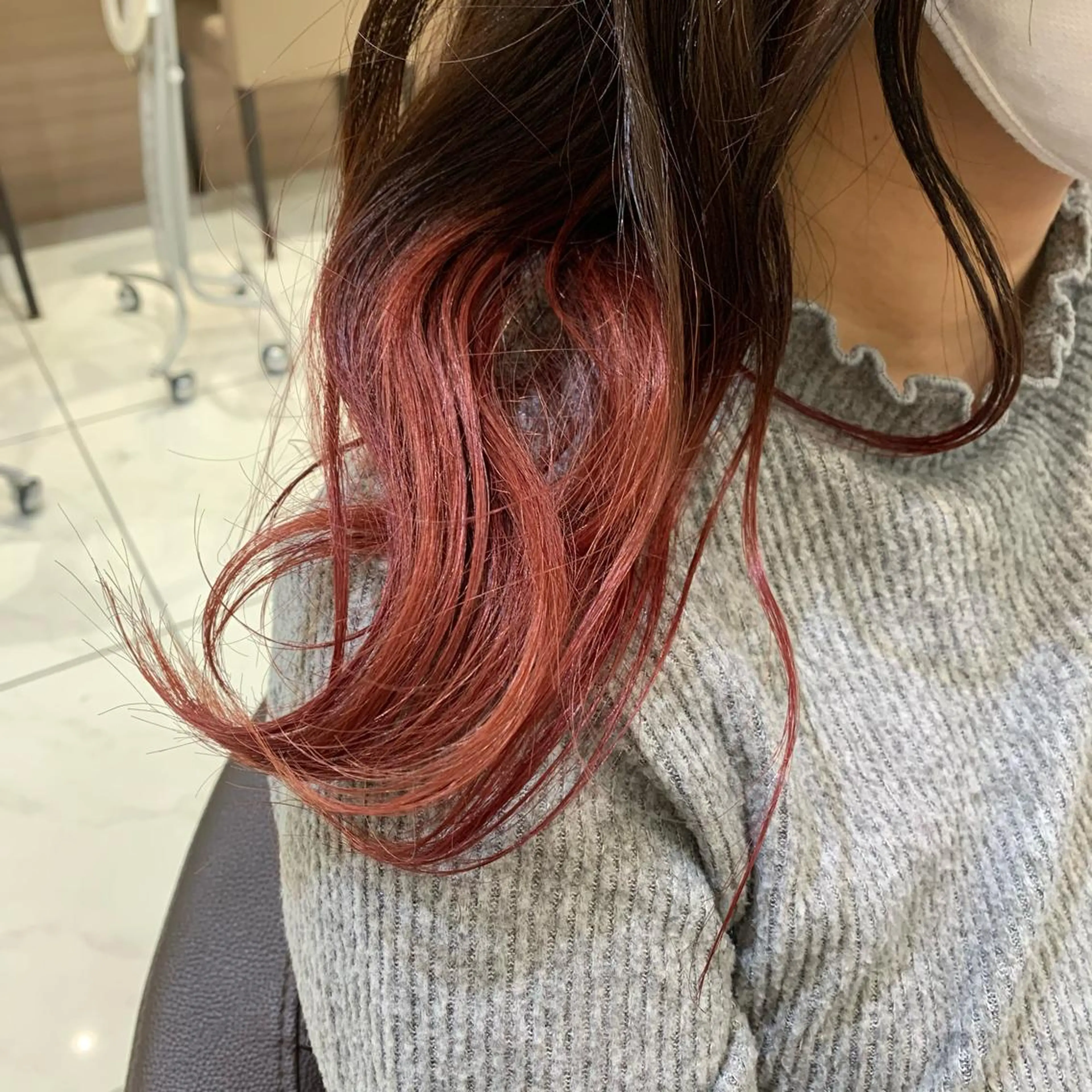 セミロング カラー ヘアアレンジ flammeum 沼津【フラミューム】所属・小白井 由美のヘアスタイル