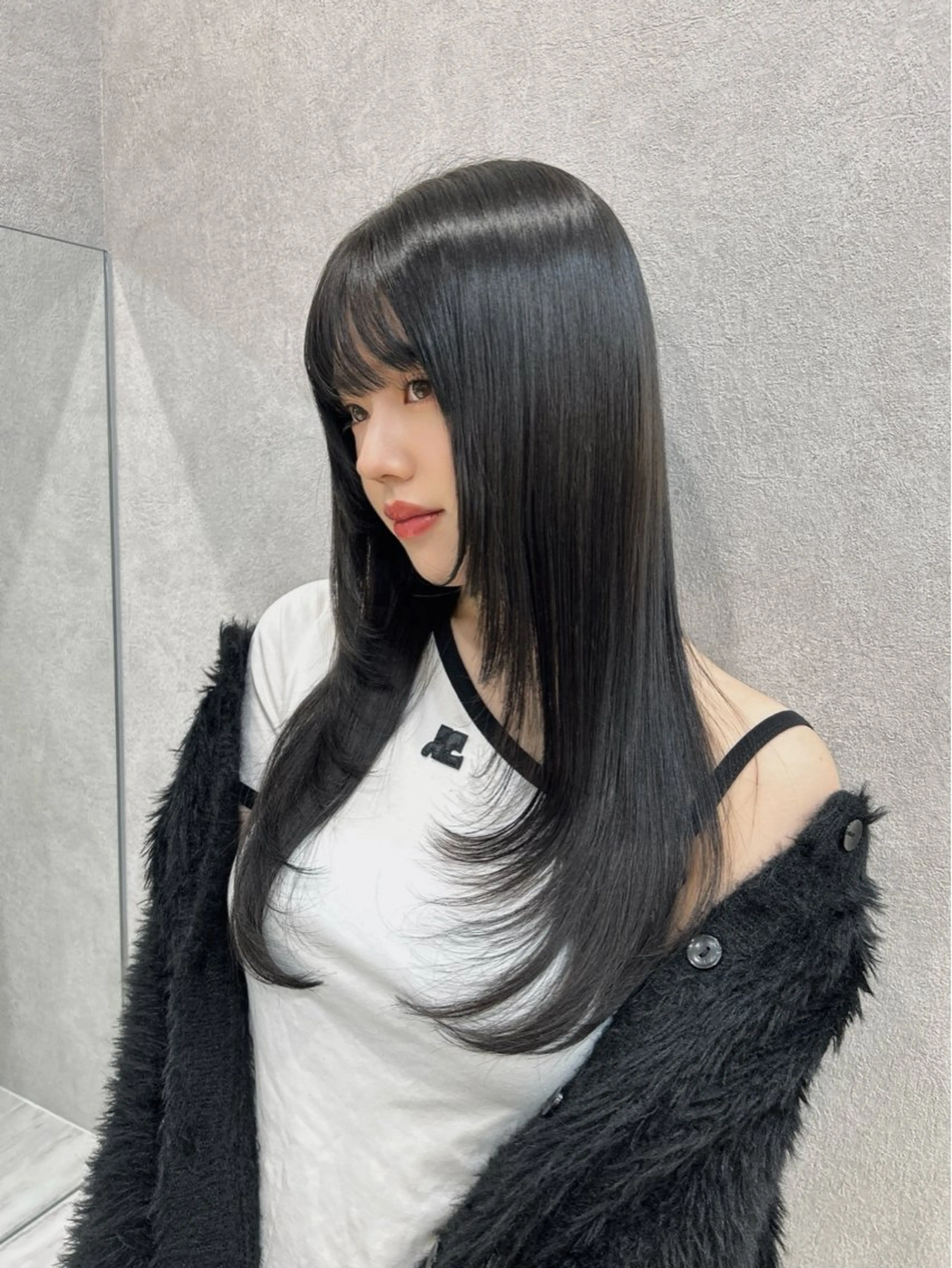 ロング カラー 韓国風ヘア レイヤーカット 🩷韓国ヘア/ヨシン モリ🩷Maikaのヘアスタイル