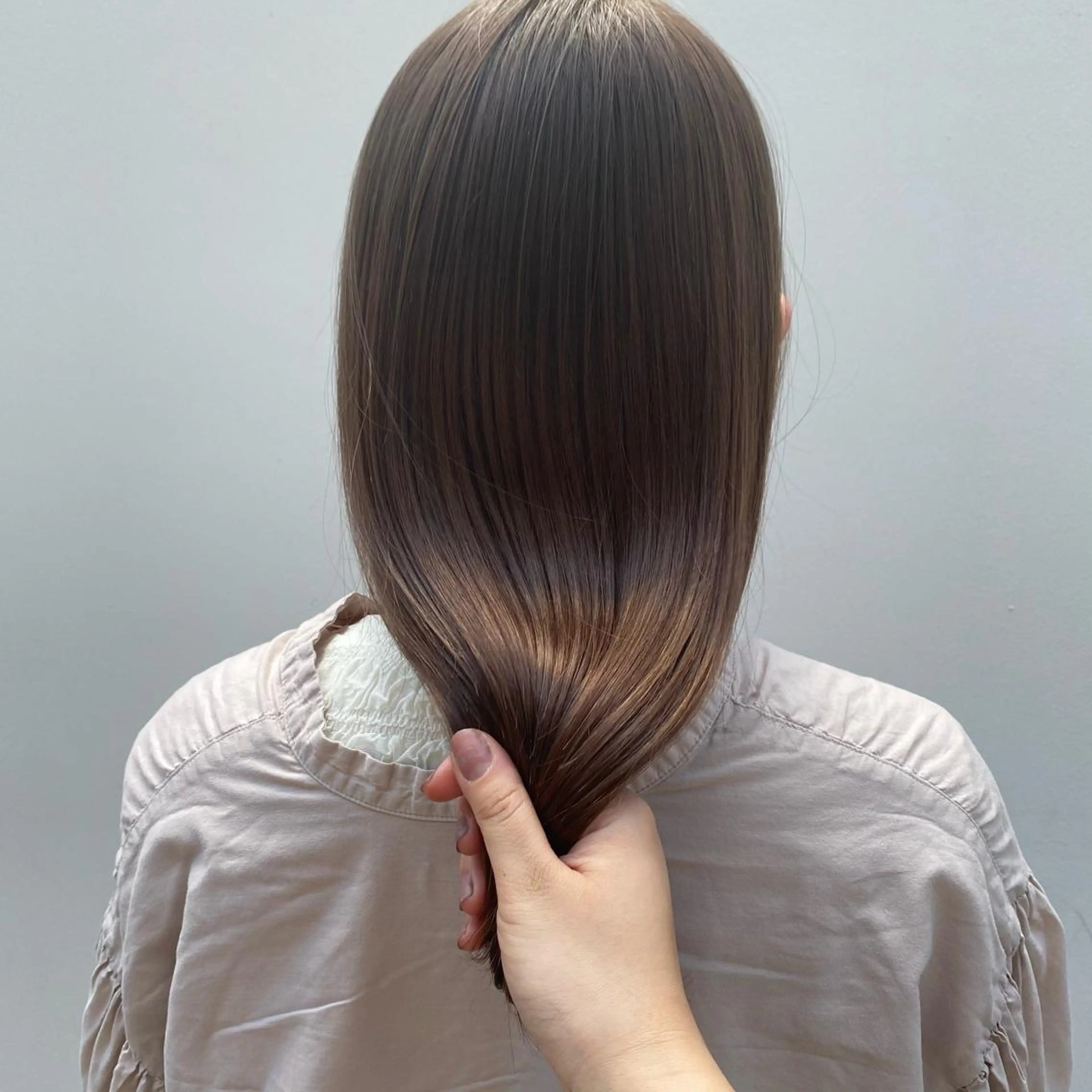 セミロング カラー 🪭risa 暖色/レイヤー🪭のヘアスタイル