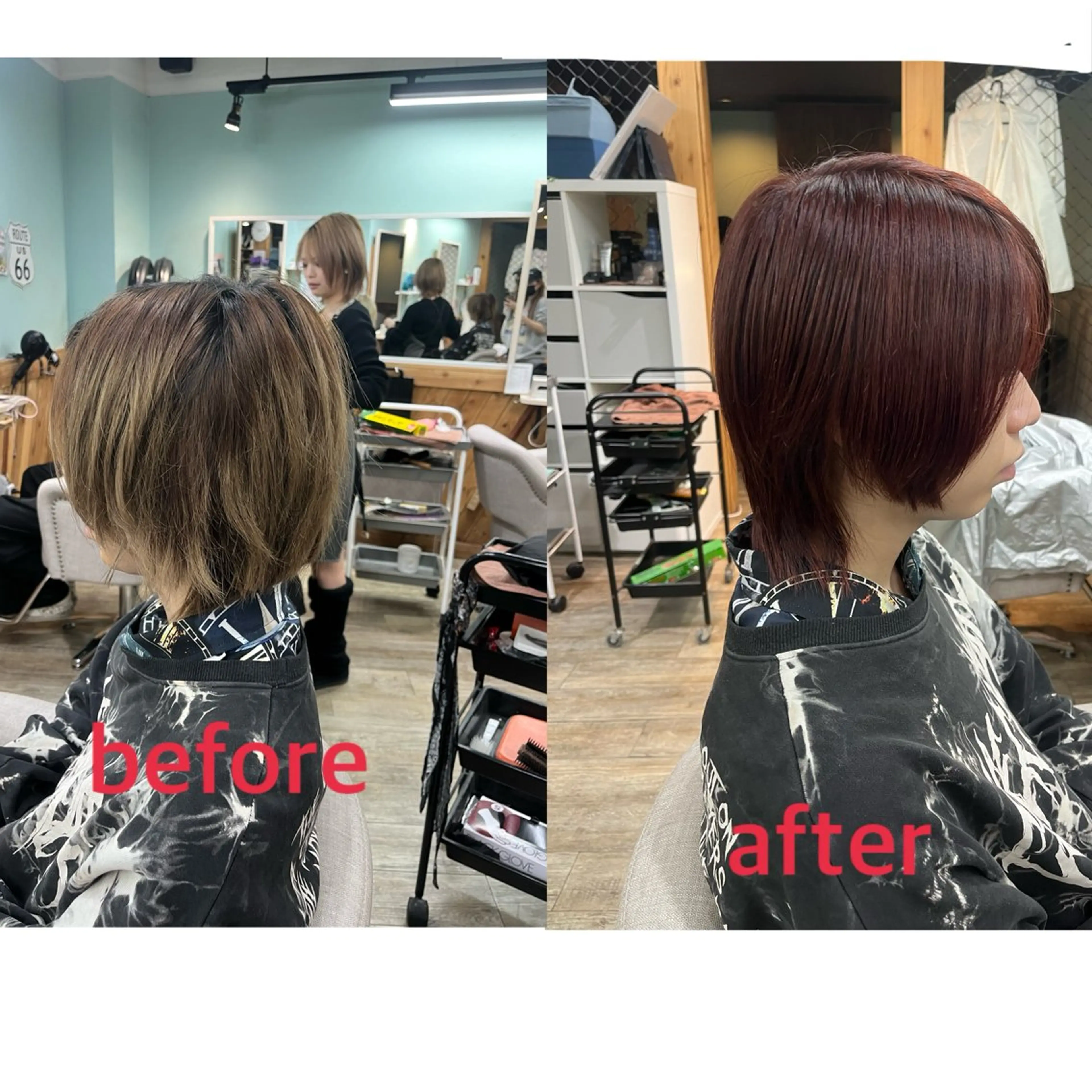 ショート カラー メンズ COREshinjuku所属・河村 怜奈のヘアスタイル