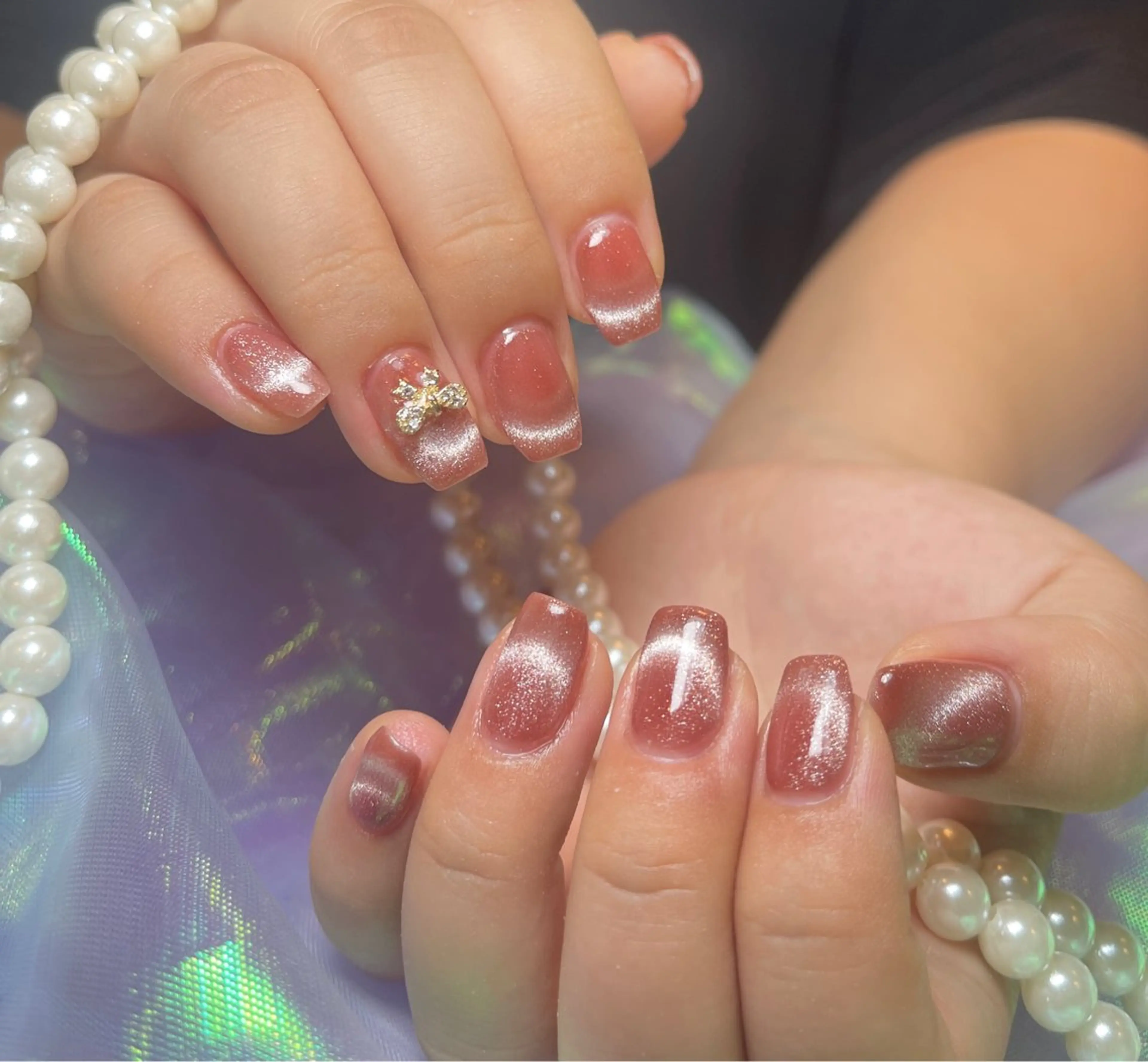 ミディアム nina beautyのネイルデザイン