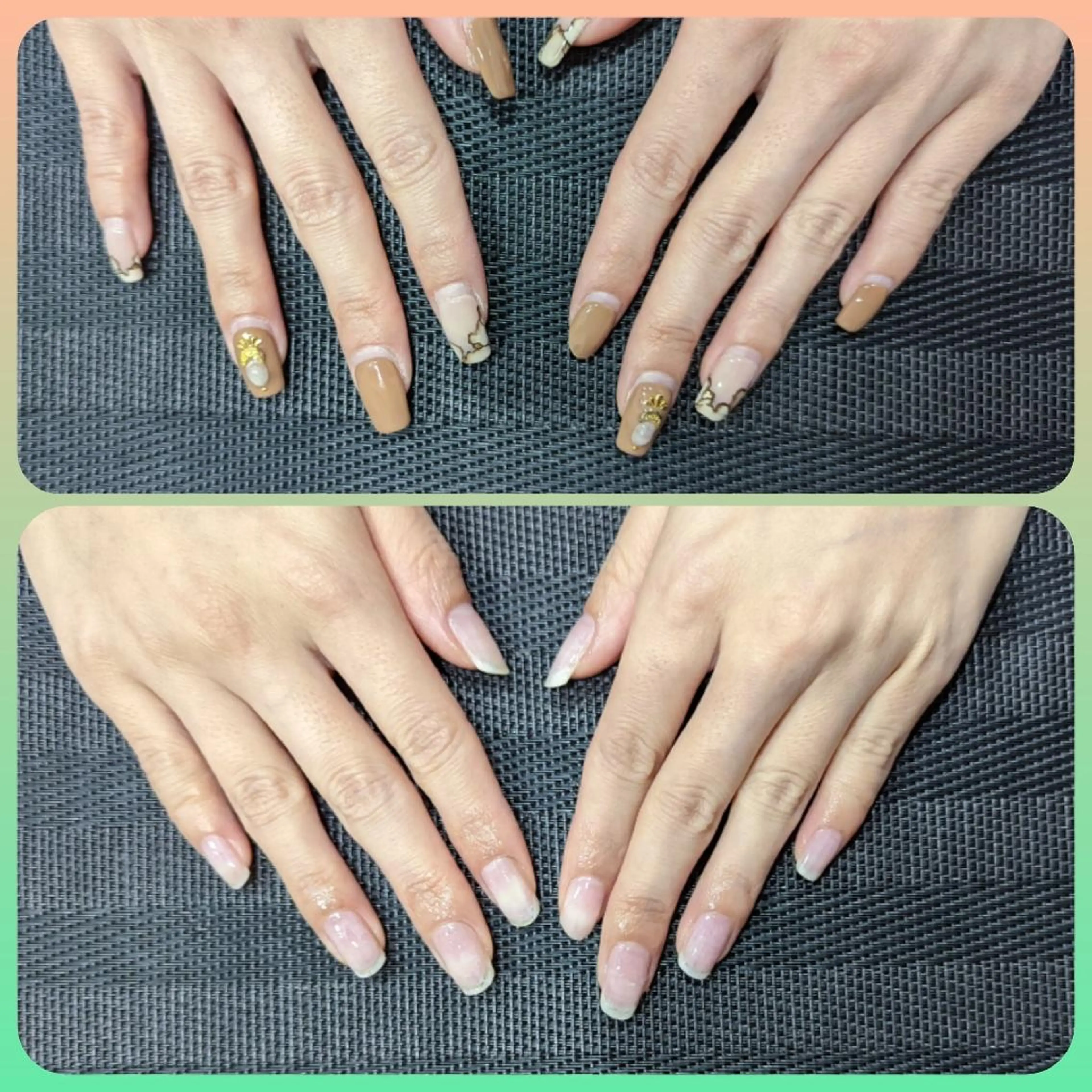 ジェルネイルオフ★ウォーターケア付の写真