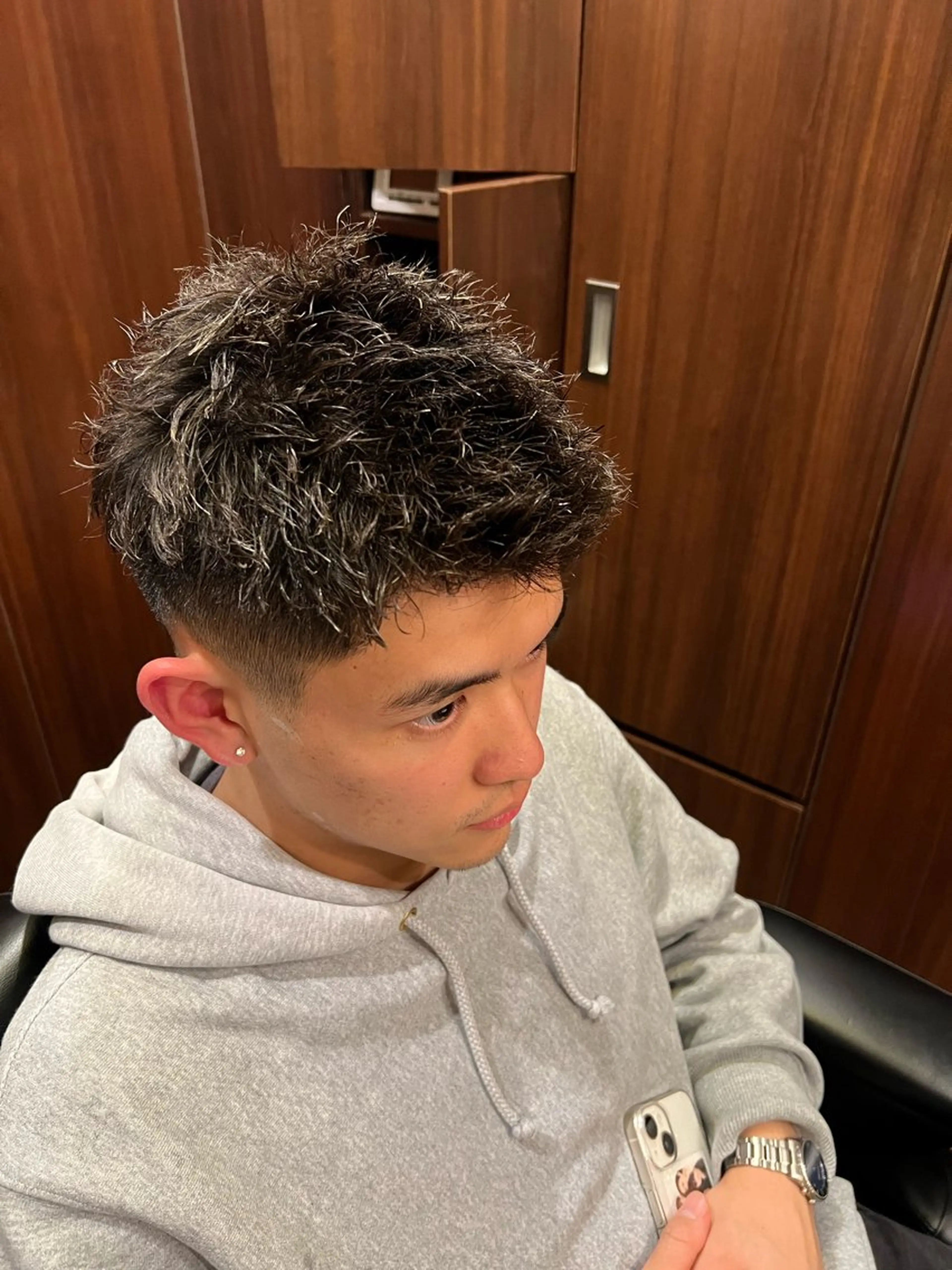 ショート メンズ 長野 風人のヘアスタイル