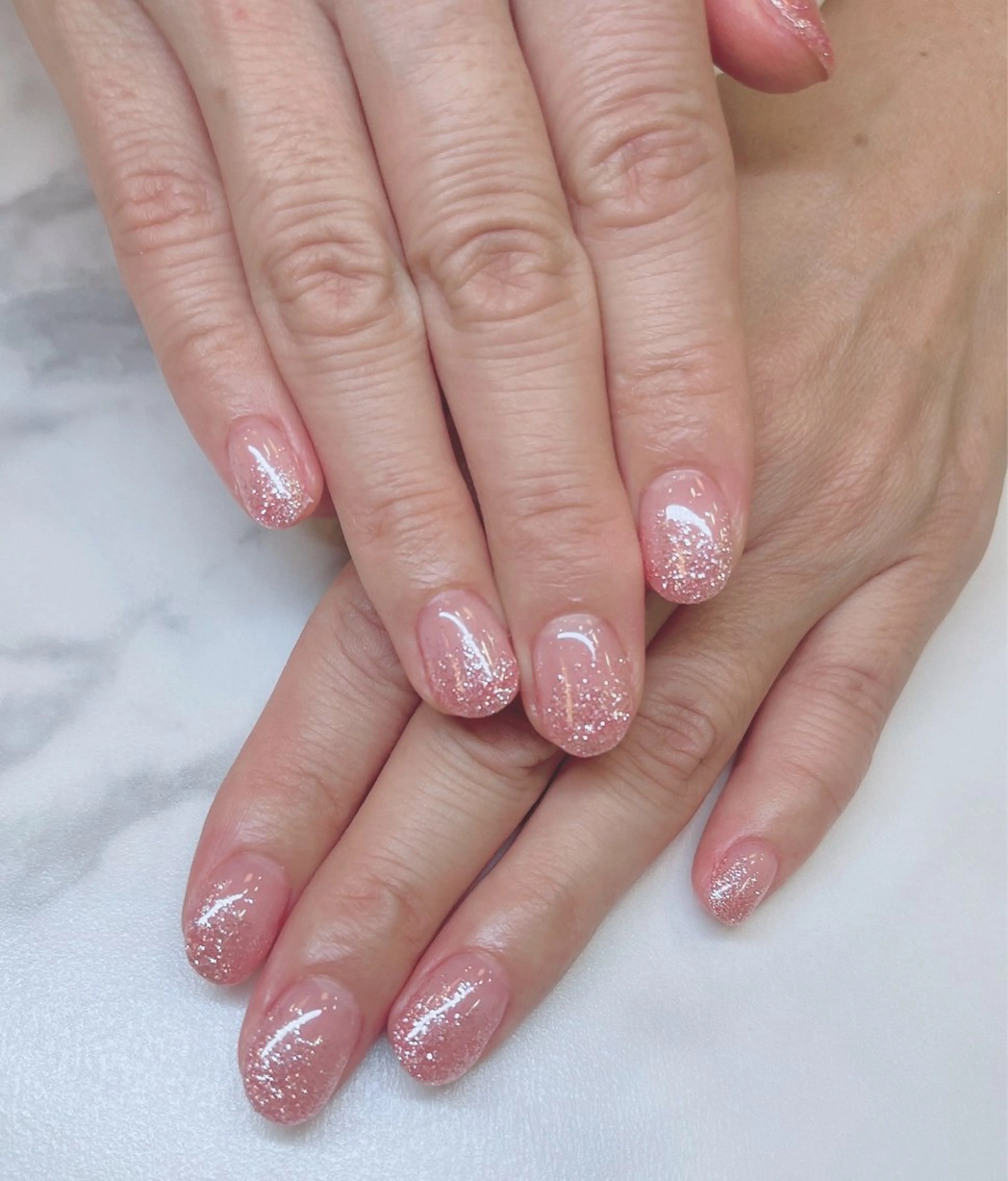 ネイル ラメ(グリッター) 渡邉 真衣のネイルデザイン