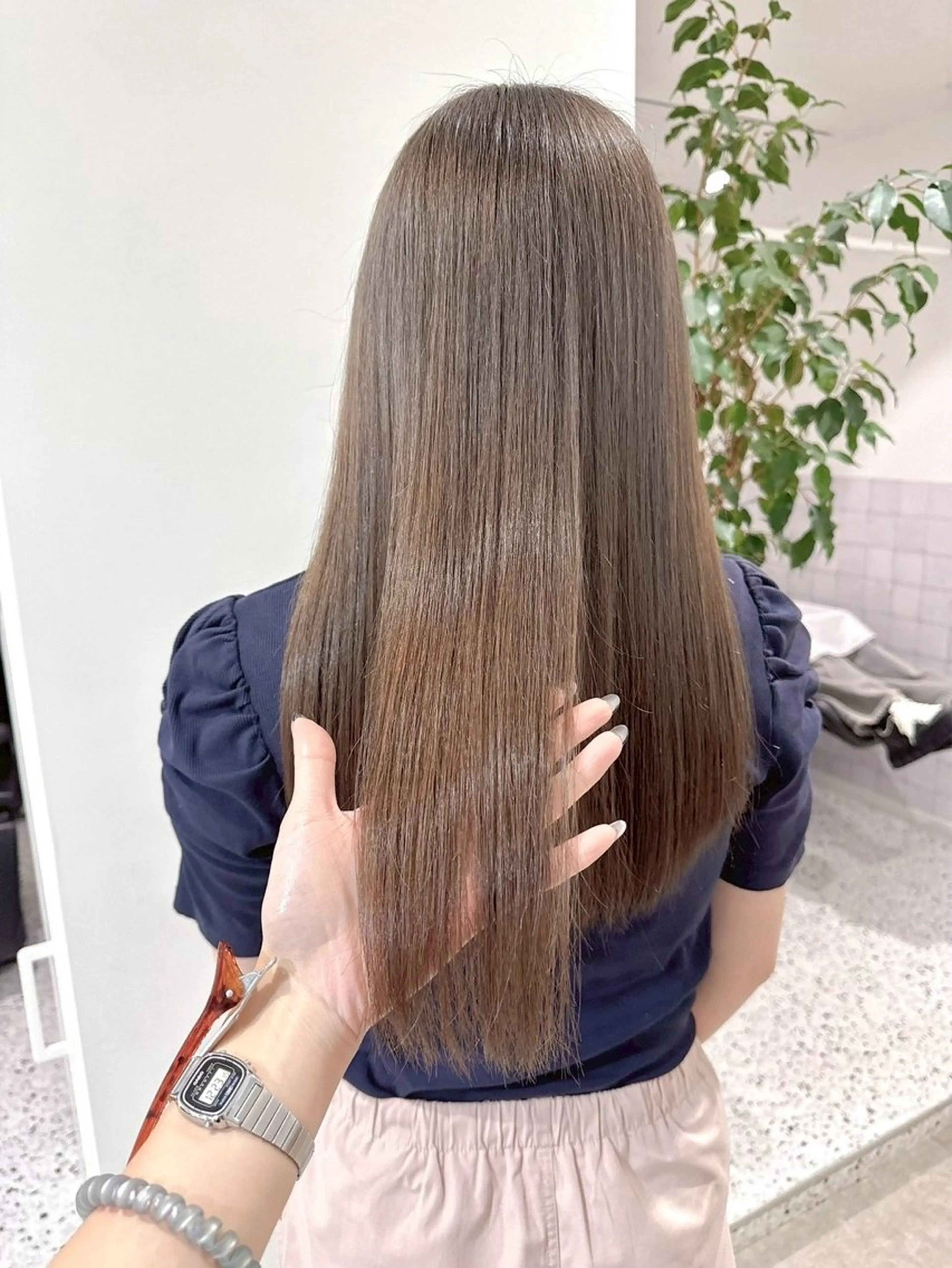 ロング カラー 透明感カラー /艶髪️♡saya♡のヘアスタイル