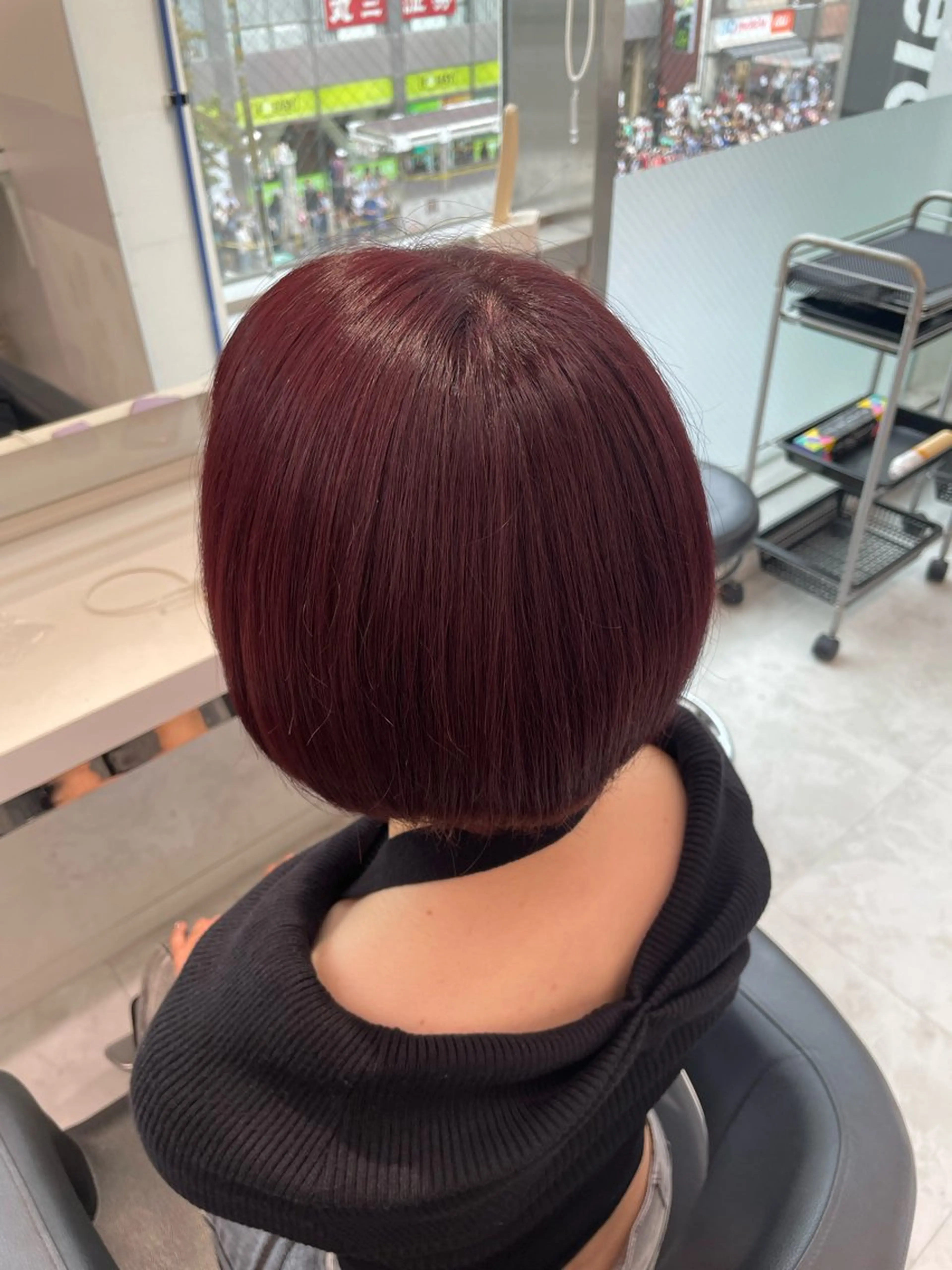 ショート ヘアカラー トリートメント トレンド暖色ヘア🍒 miu🍒のヘアスタイル