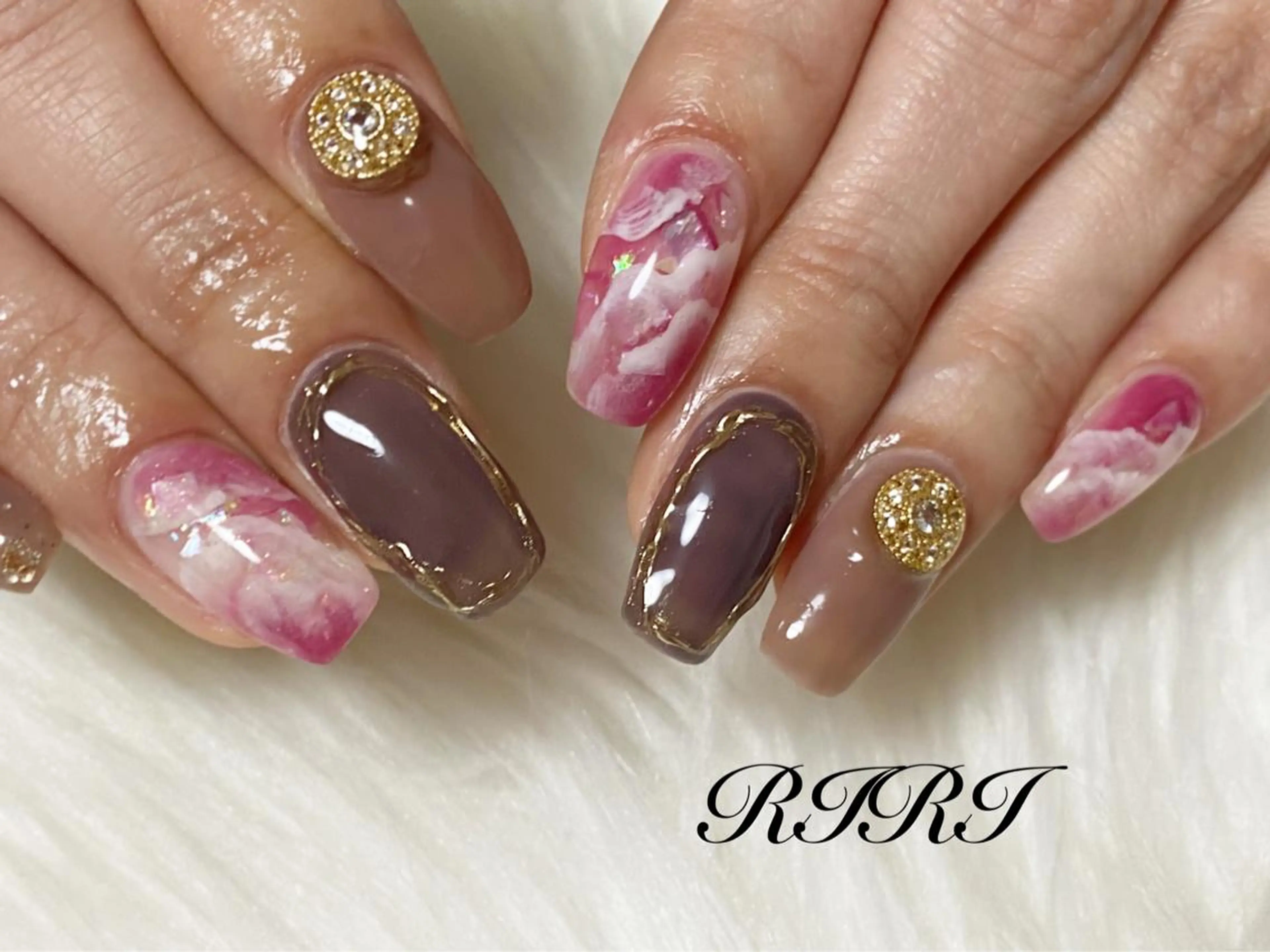 ネイル ハンドネイル riri オーナーのネイルデザイン