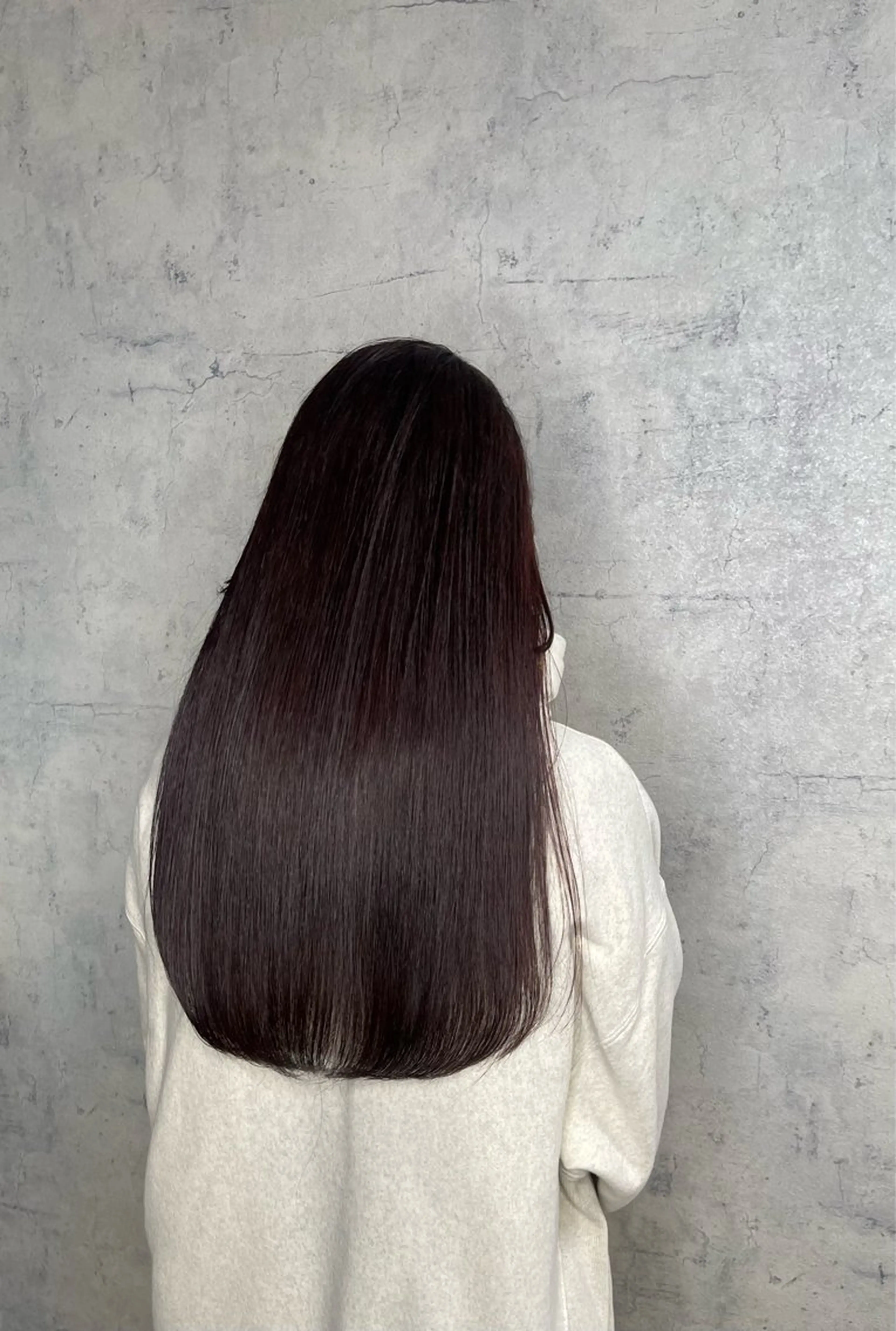 ロング カラー パーマ 似合わせカット トリートメント 本田 留菜のヘアスタイル