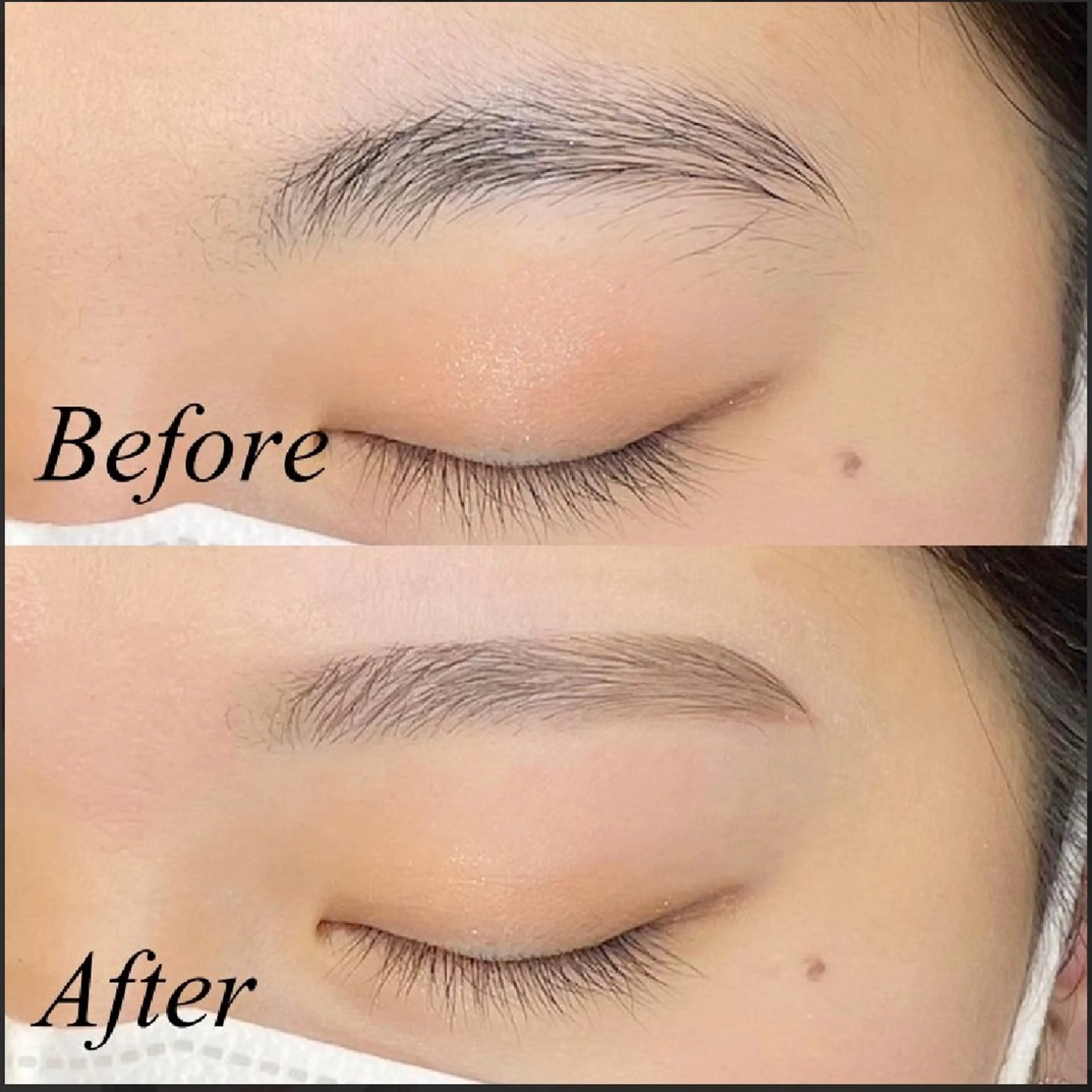 学割U24🎓《ツルツル美顔💆🏻》美眉アイブロウWAX＋フルフェイス(メイク込) ¥7000の写真