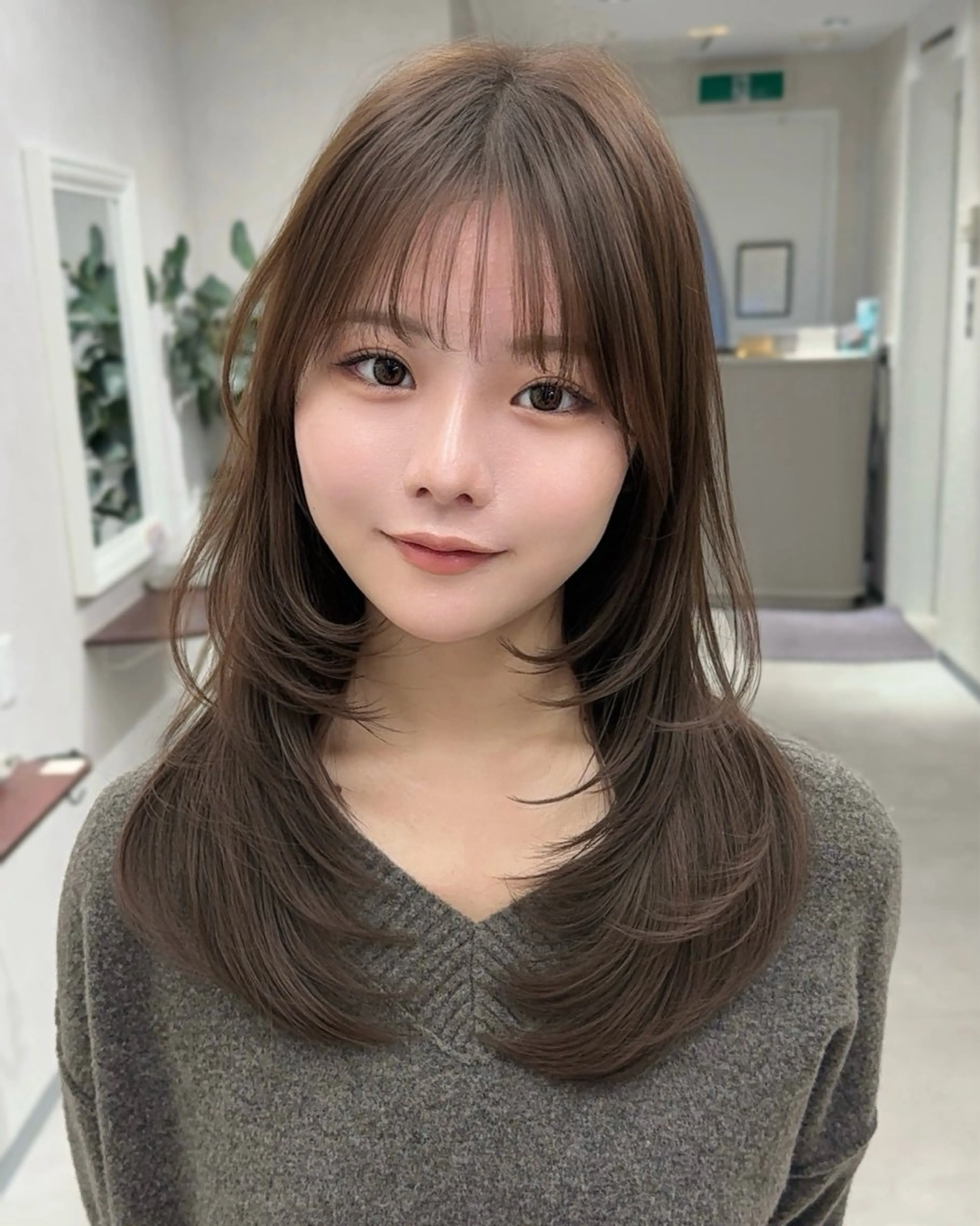 ミディアム カラー ヘアアレンジ ⭐️銀座/ショート/ 艶カラー/りょうがのヘアスタイル