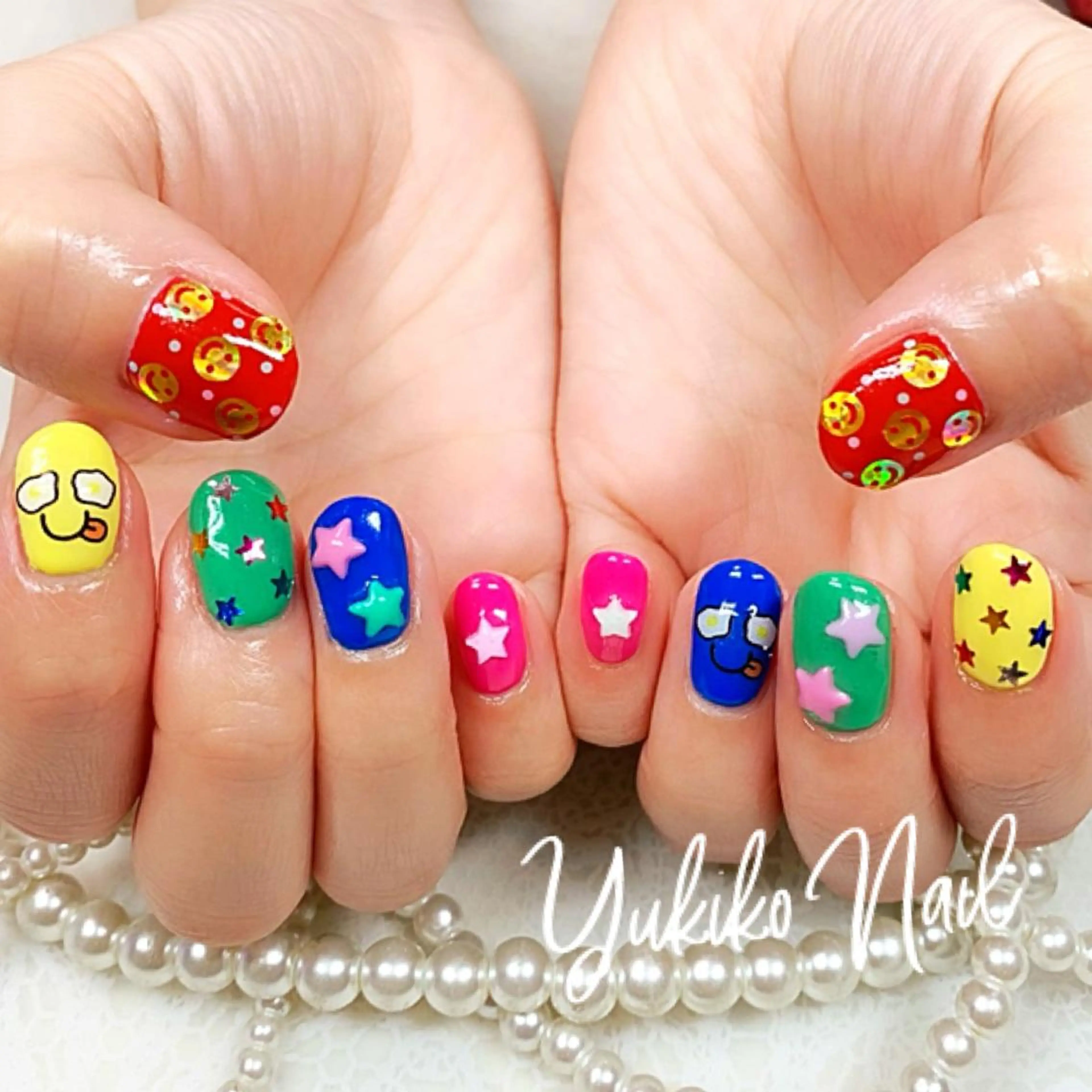 ネイル 持ち込み ハンドネイル ユキコ ネイルのネイルデザイン