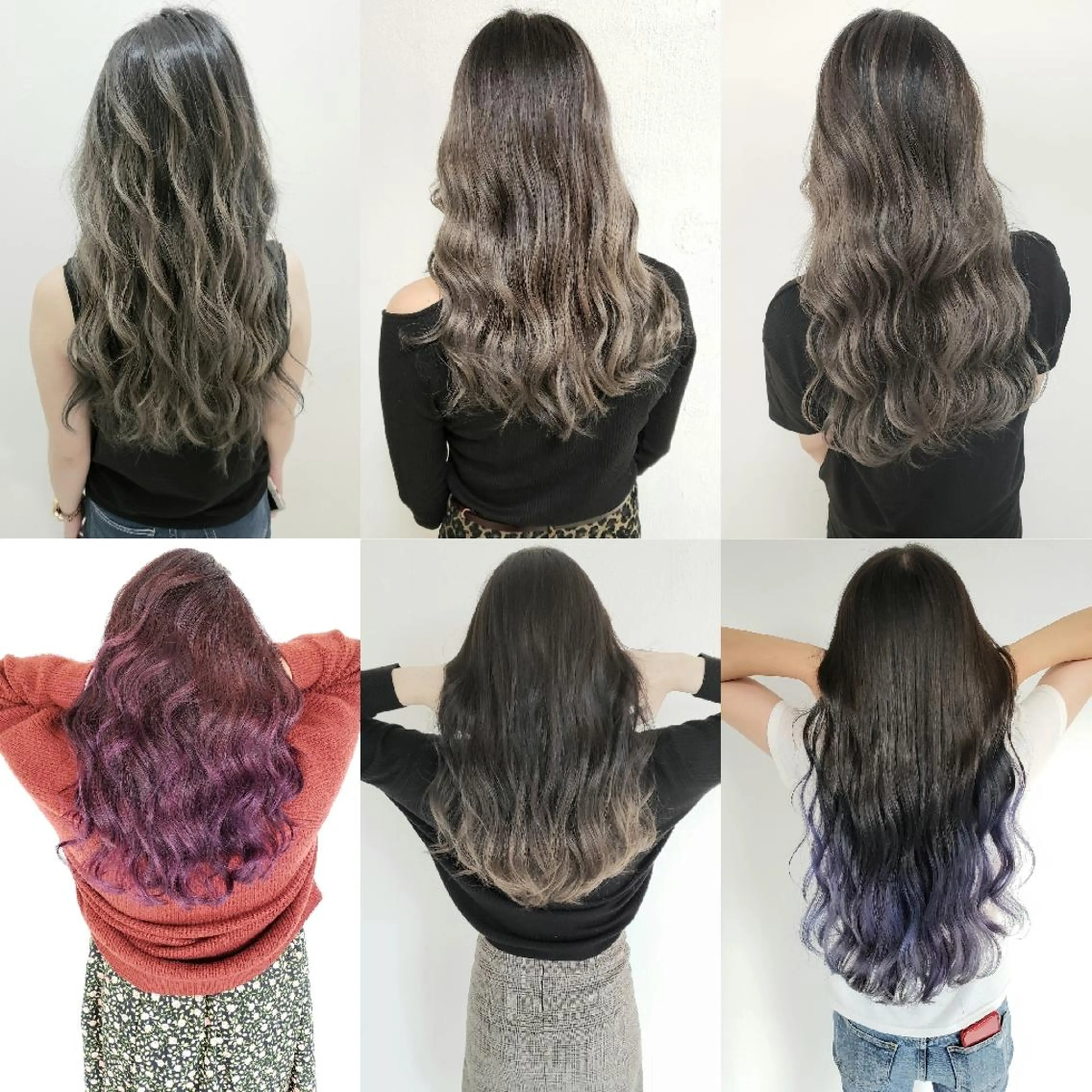 バレイヤージュ(ブリーチ+全体カラー込み)・2stepトリートメント※ケアブリーチ変更可能の写真