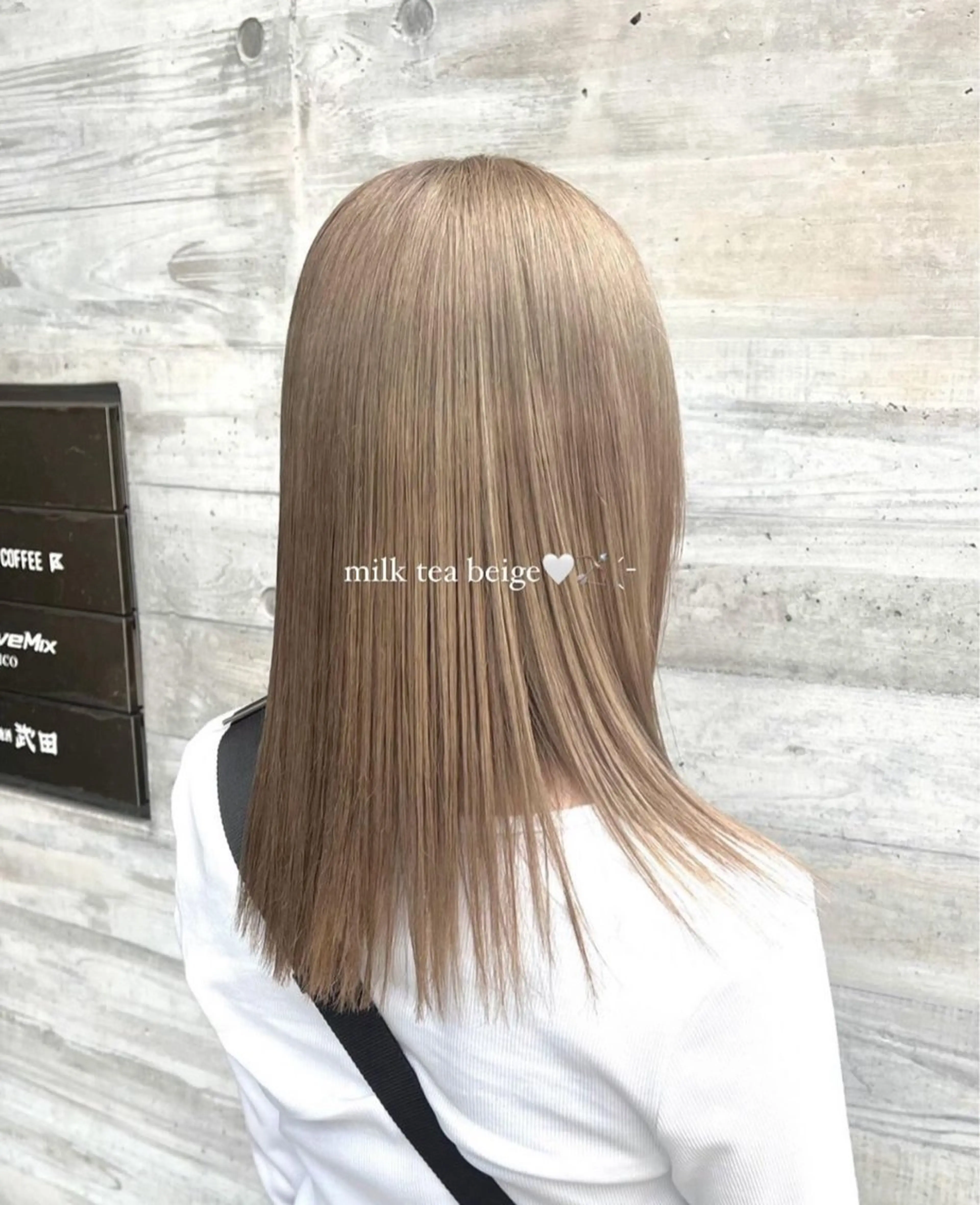 セミロング ヘアカラー ParveMix / 山本 玲南🫧🪽のヘアスタイル