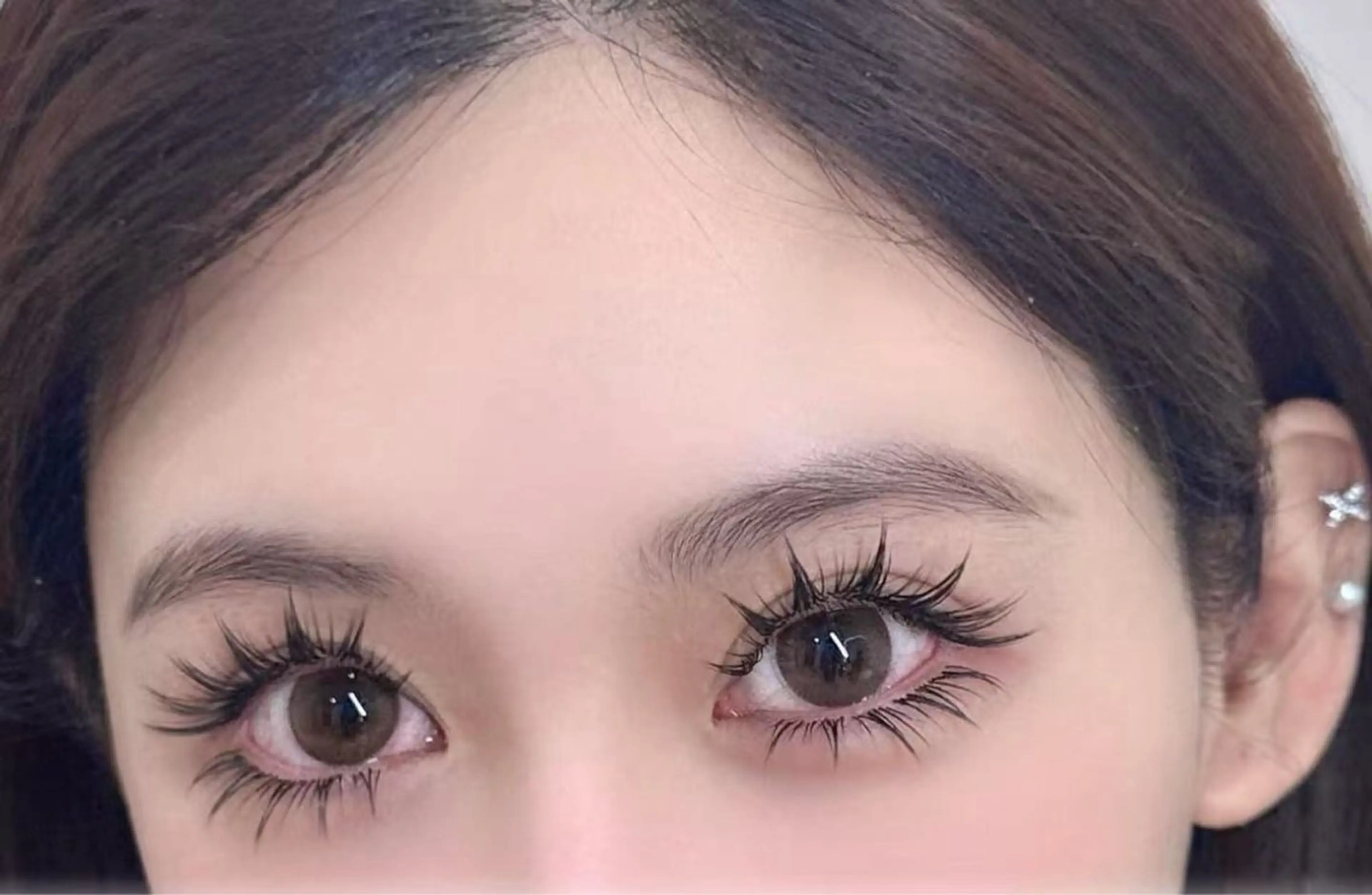 💕中華💕【LED付き】濃いめLカールボリュームワンホン上下セットナチュラル￥9900の写真