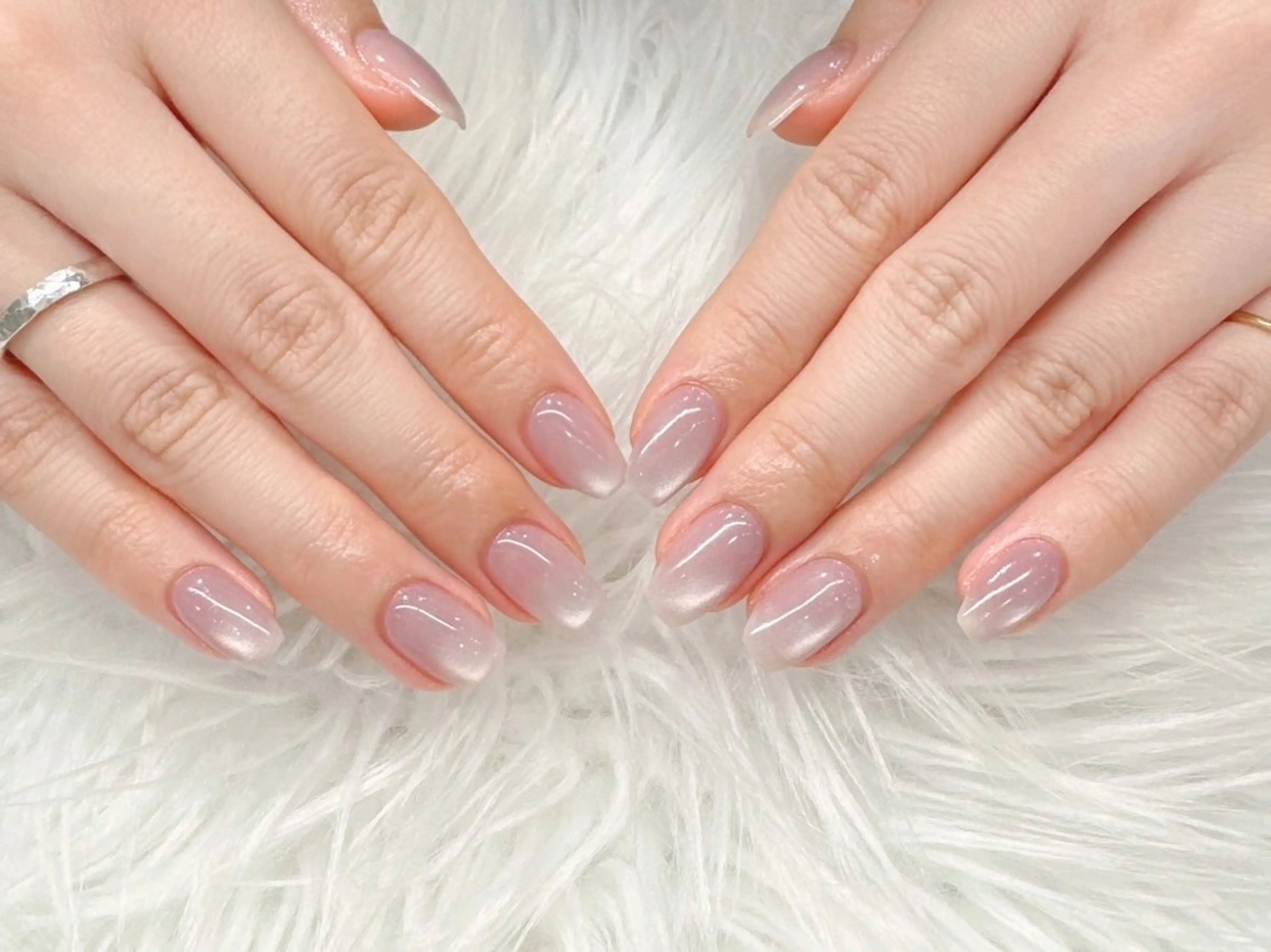 ネイル マグネットネイル マグネットワンカラー ワンカラーネイル XIMINANAIL SALON堀江店のネイルデザイン