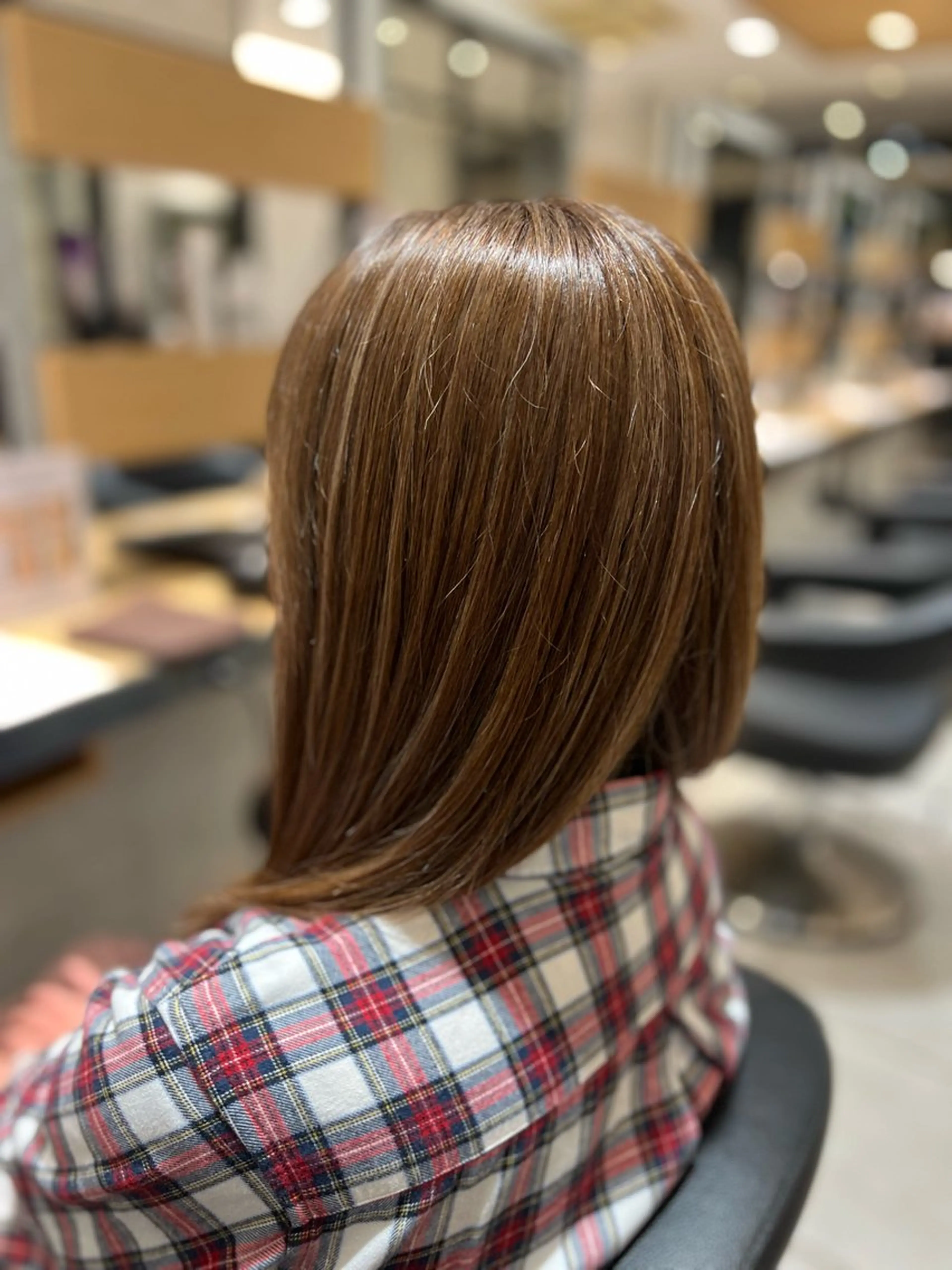 ミディアム カラー ハイライトカラー ハイライト ヘアカラー トリートメント 大谷 真祈/似合わせ /ハイライト玄人のヘアスタイル