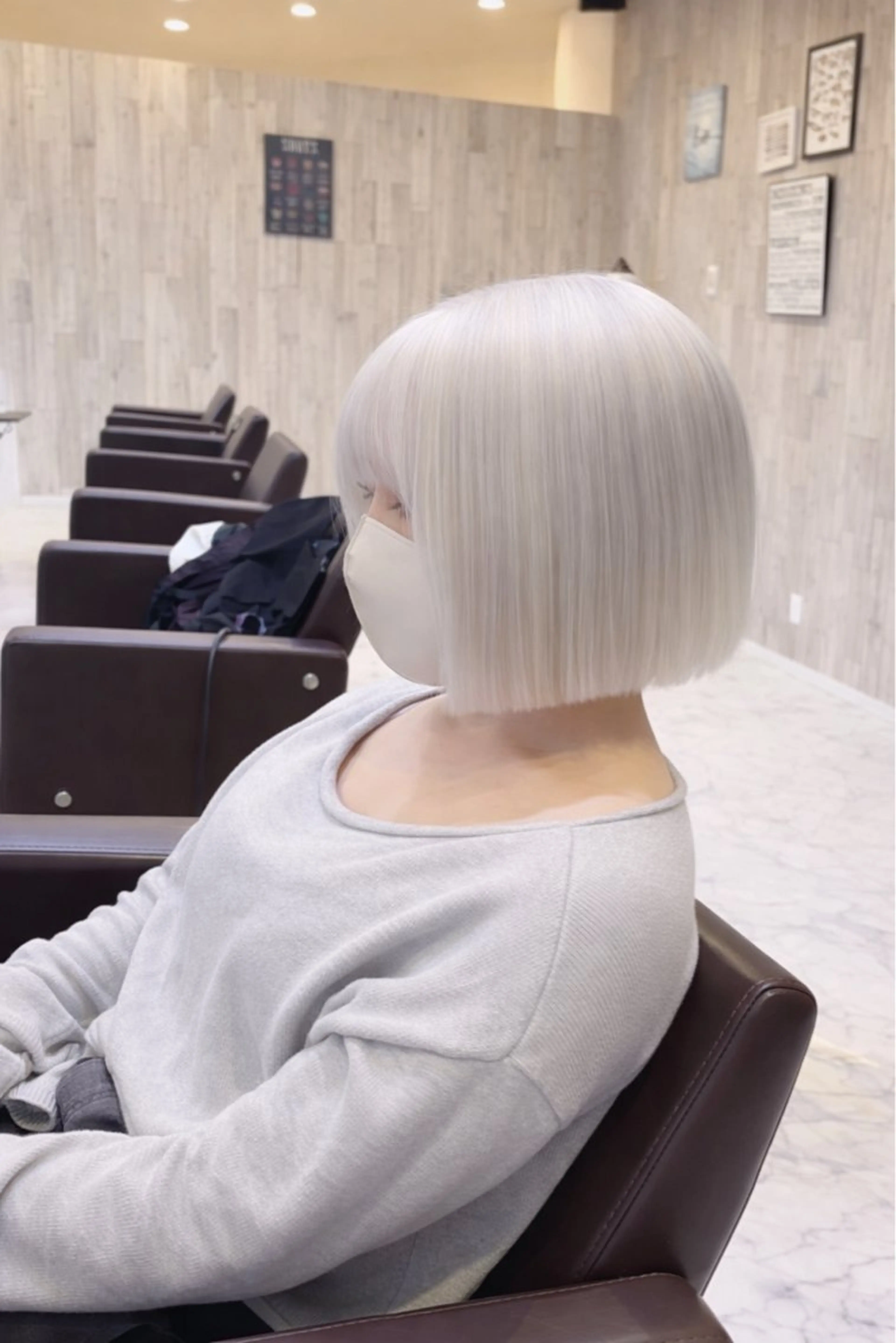 ダブルカラー、トリートメントの写真