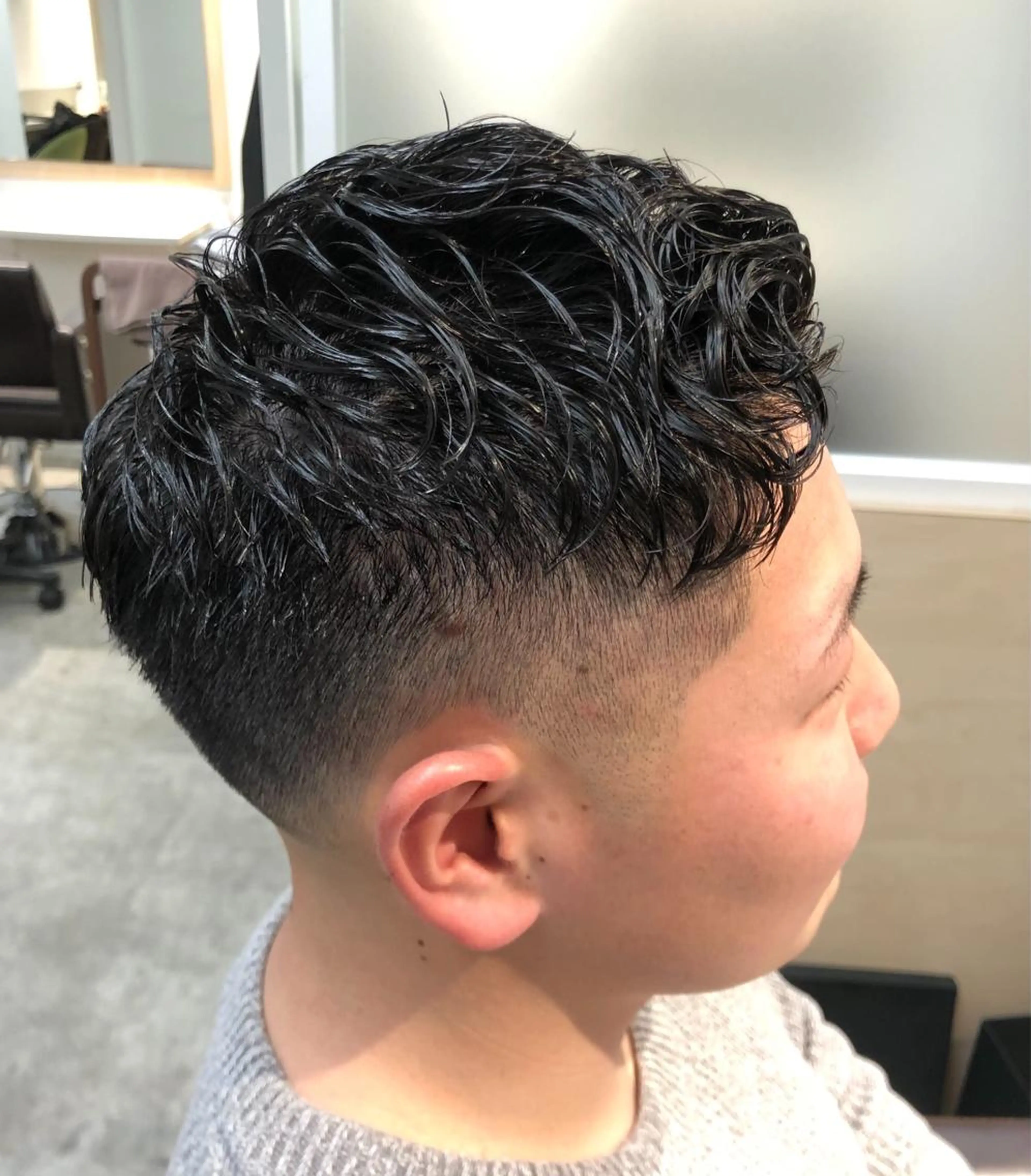 メンズカット＋パーマ💈 ✂️フェードBARBERスタイル大得意です✨の写真