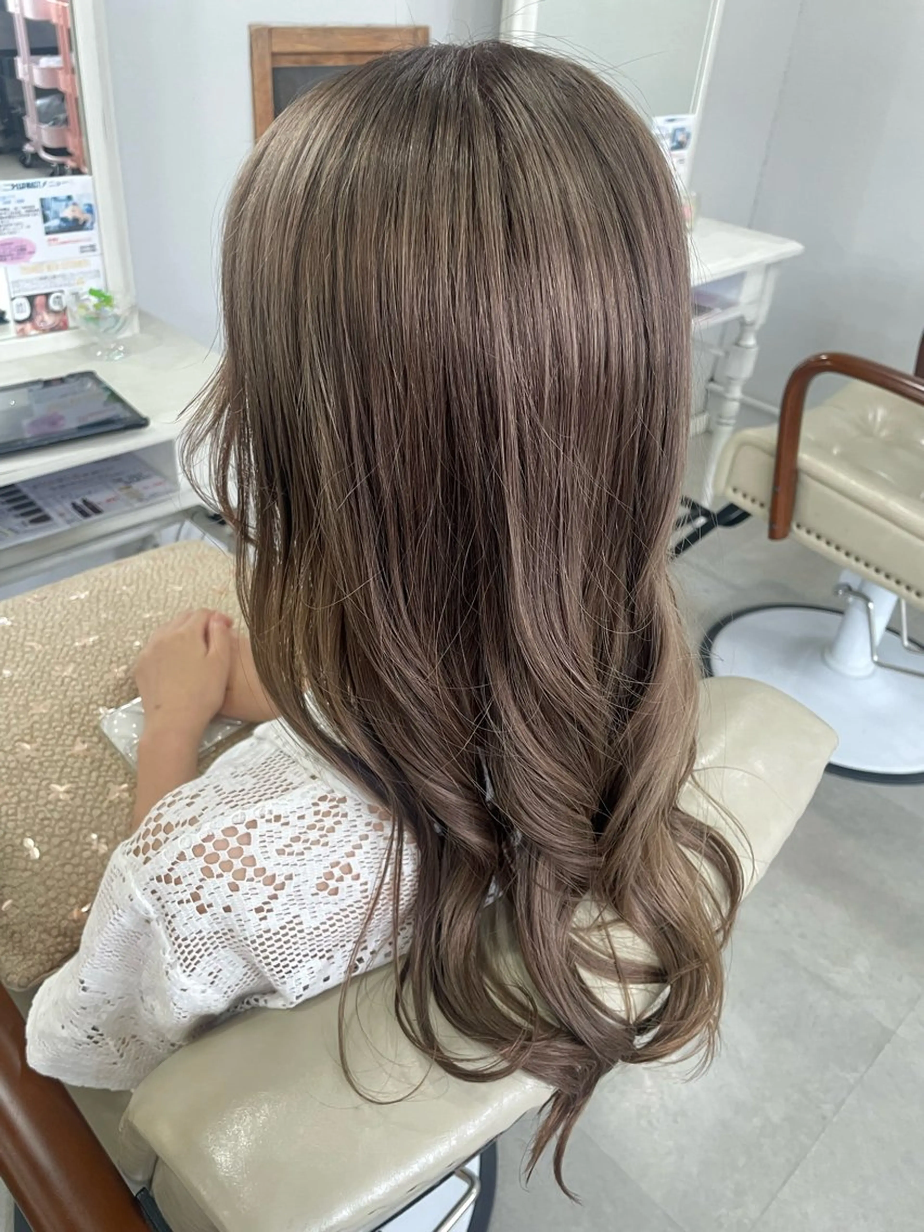 ロング カラー 🌷デザインカラー 🌷渡辺玲奈のヘアスタイル