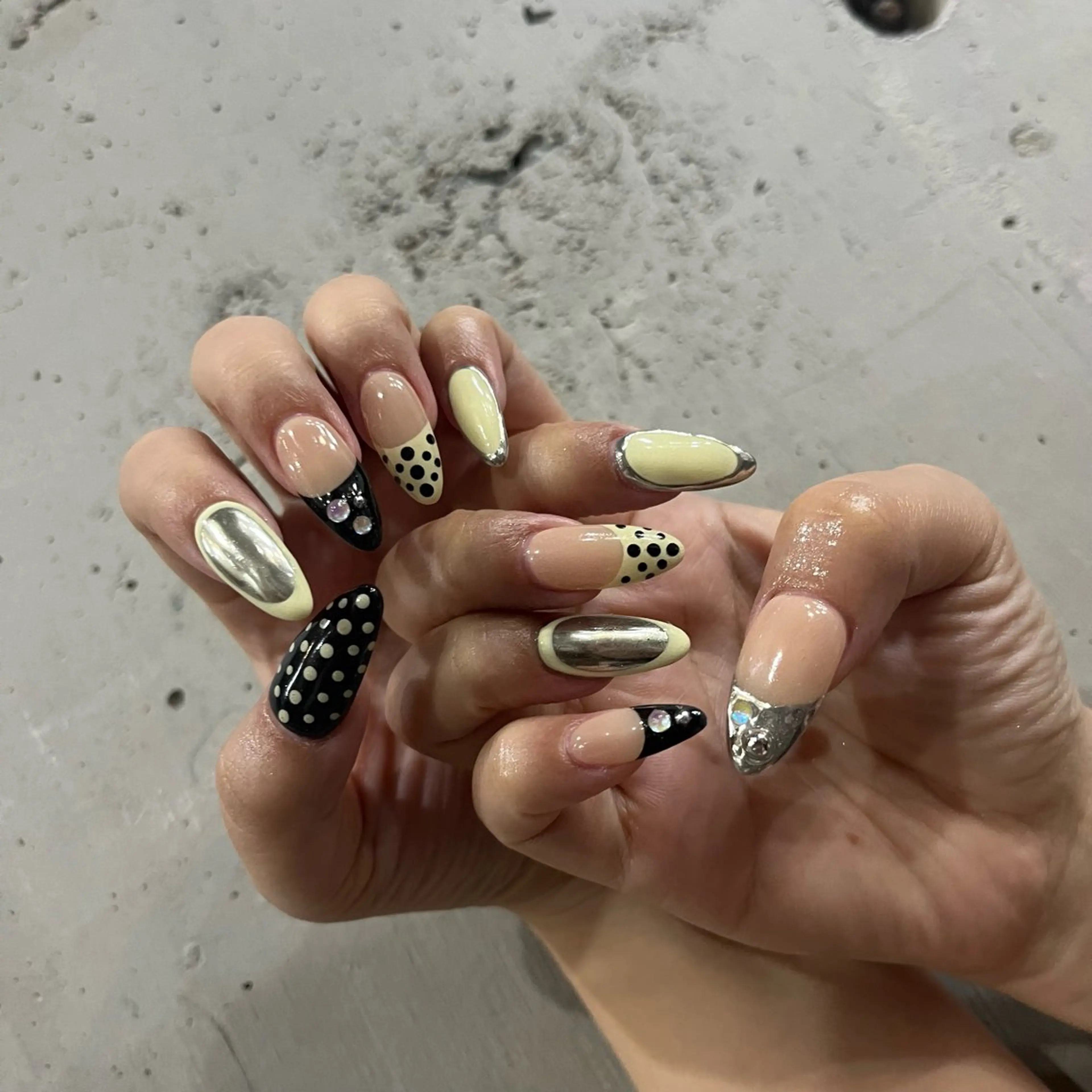 ネイル ハンドネイル IROHA nail Ami🐊🎀のネイルデザイン