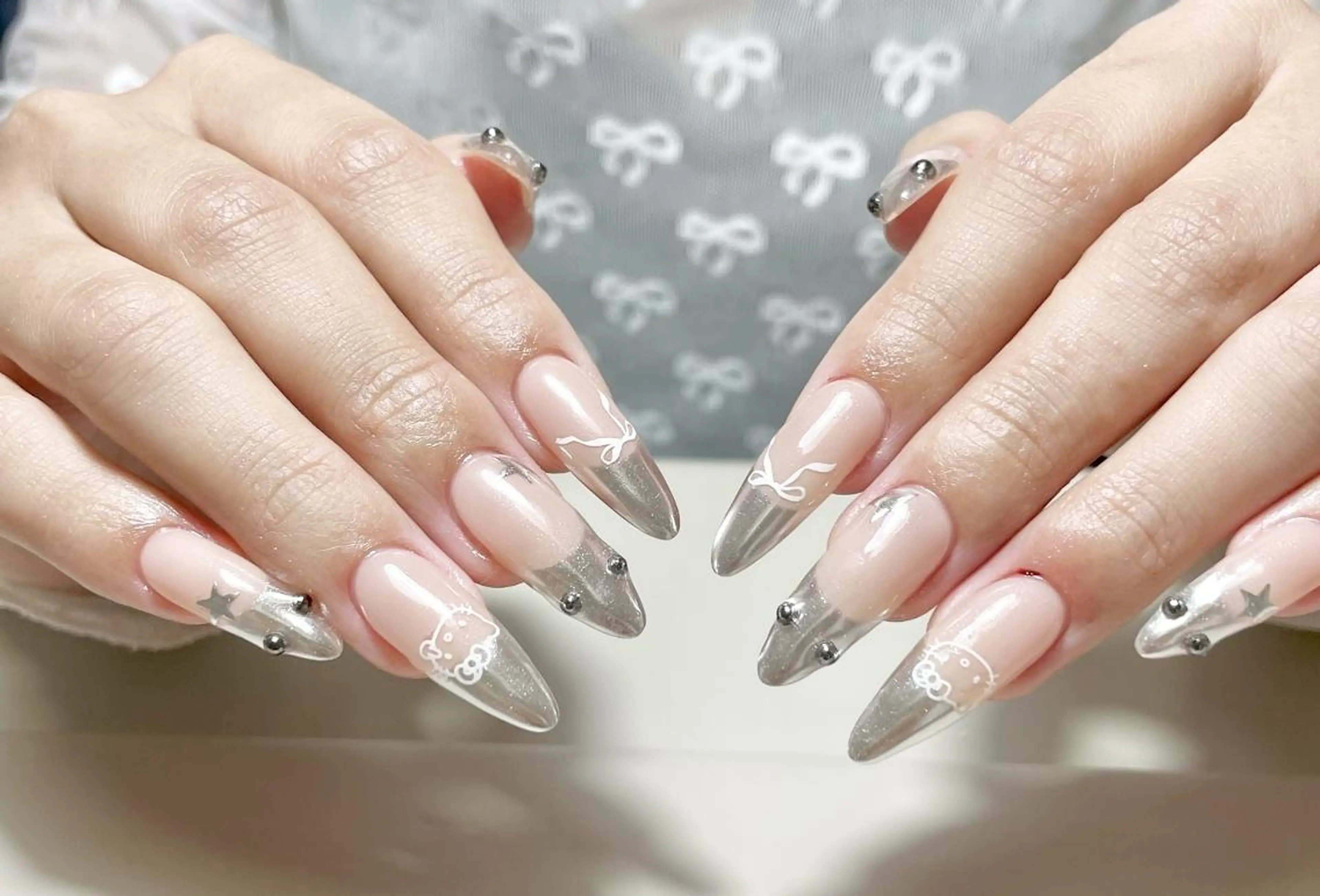 ネイル ハンドネイル By moonネイル 🌷ワンホン/韓国風のネイルデザイン