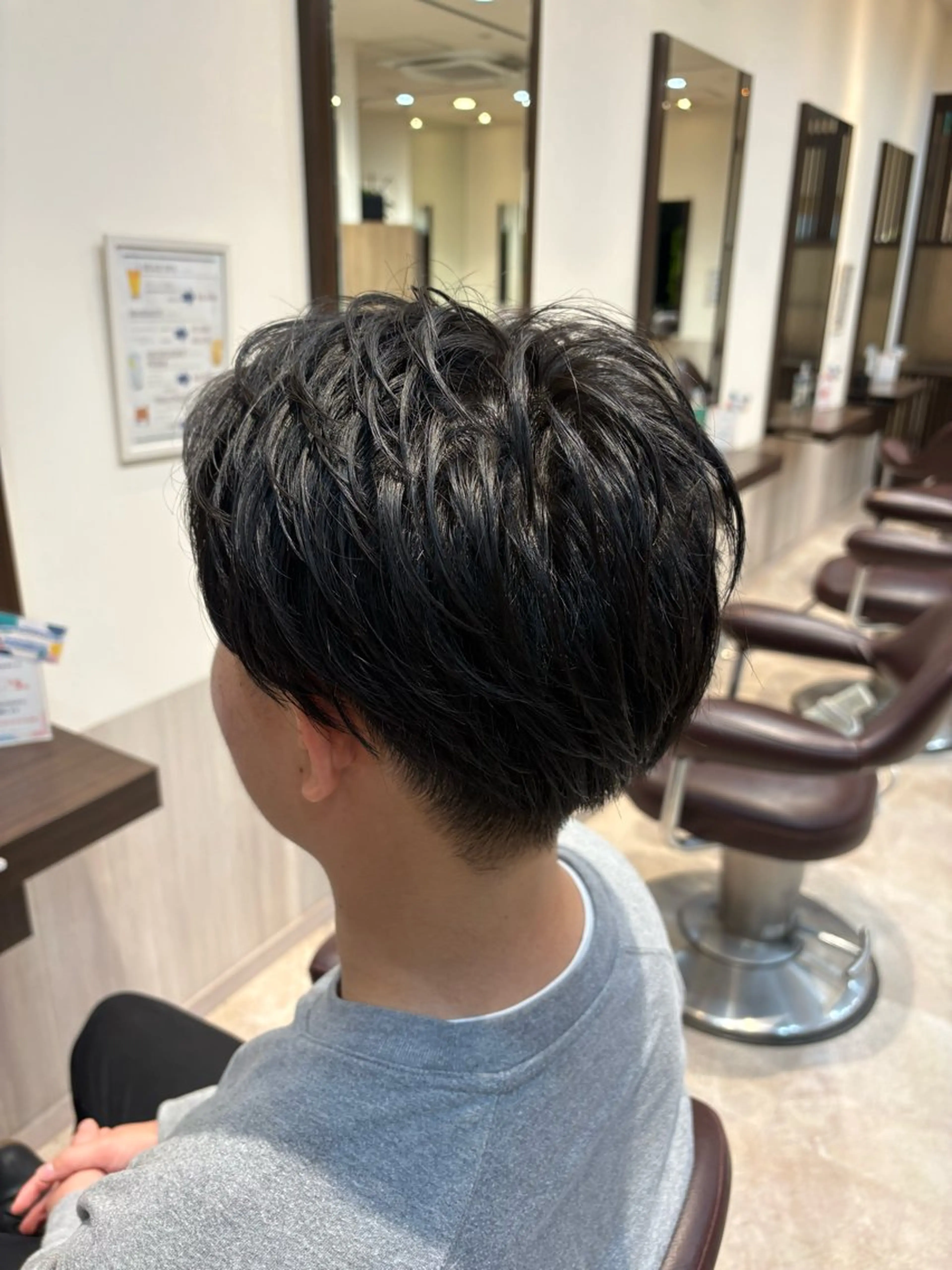 ショート メンズ カット 木村 柊斗のヘアスタイル