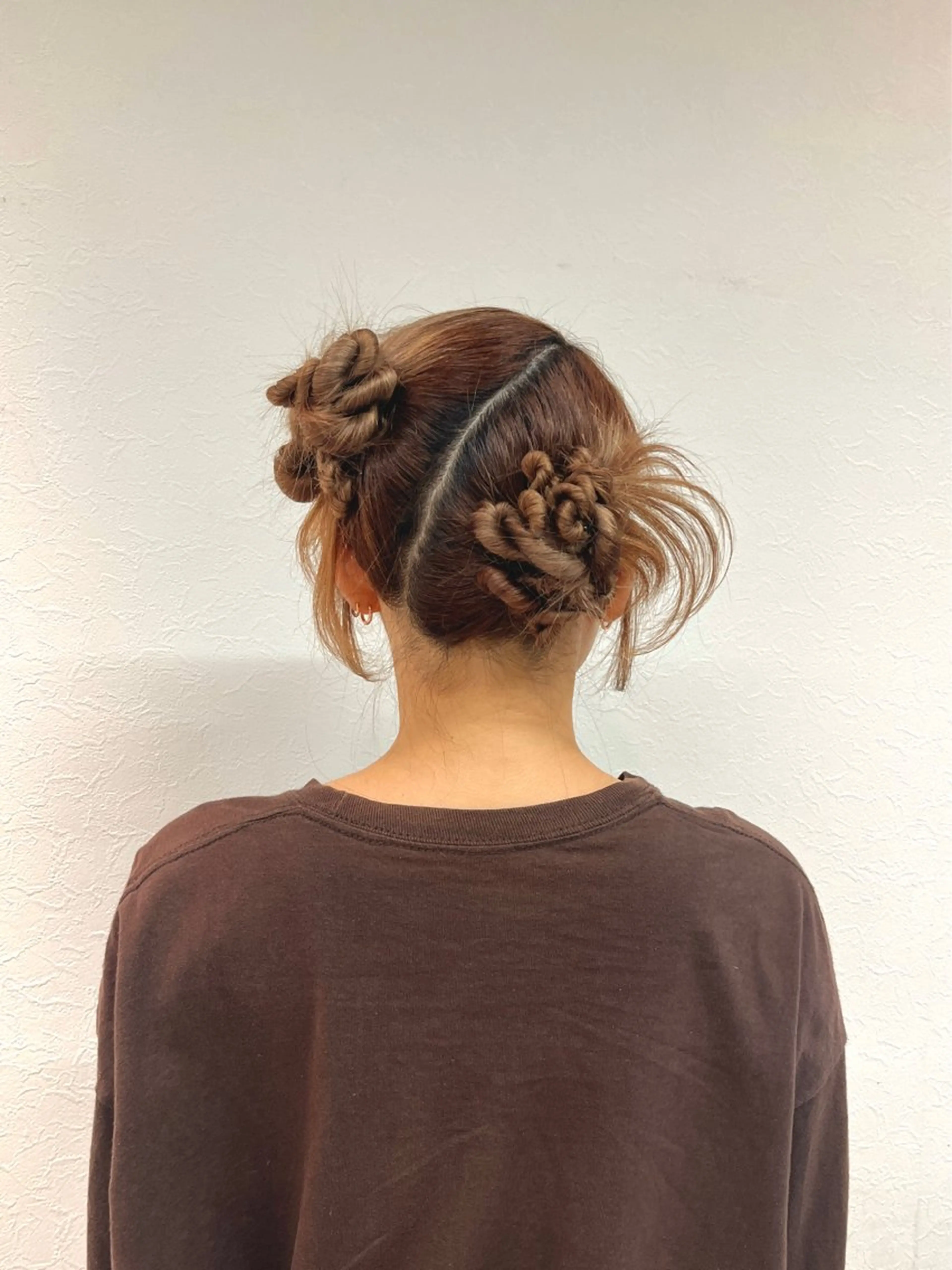 ヘアセット ブリーチなしWカラー /アレンジ/ユウミのヘアスタイル