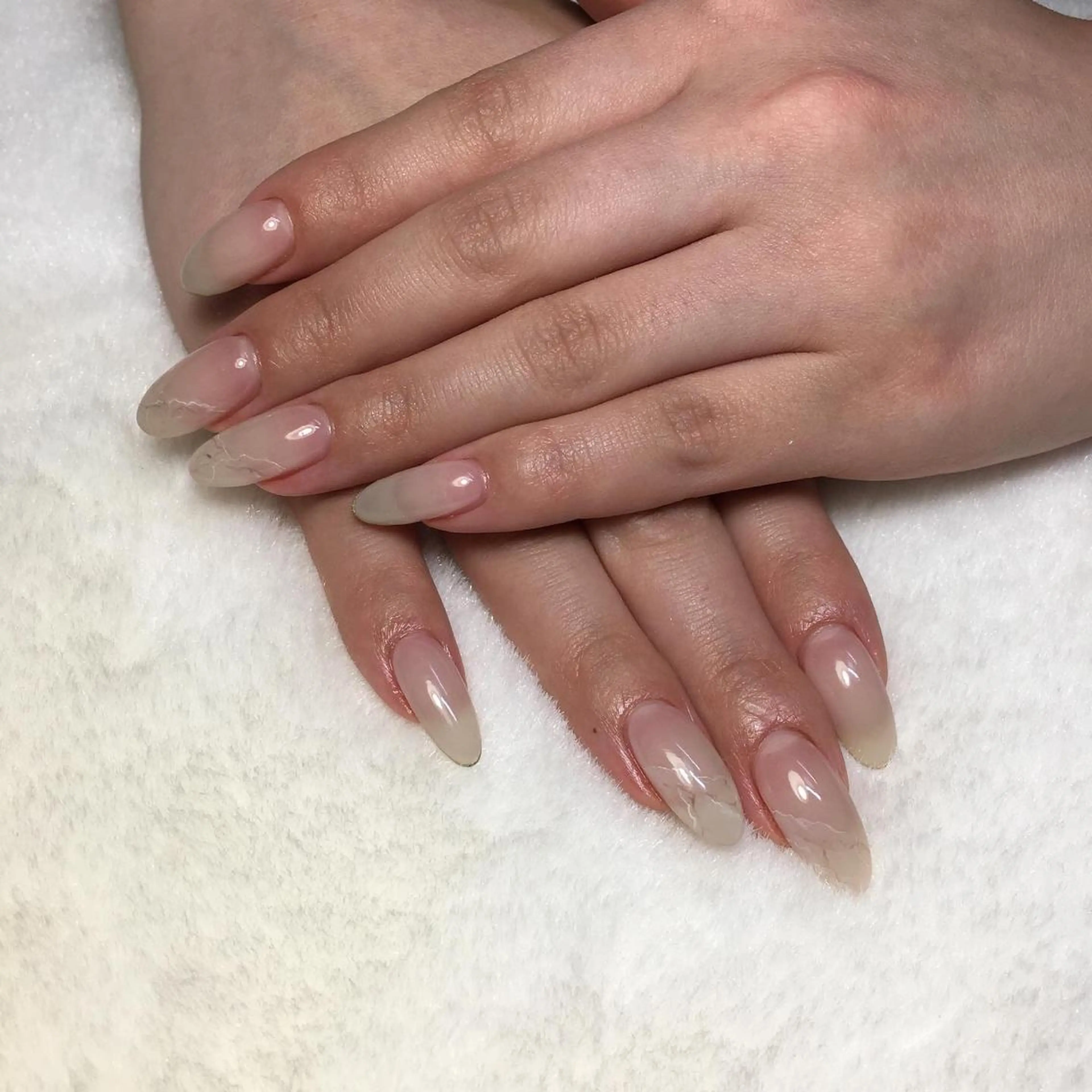 ネイル アートネイル 大理石ネイル(マーブル) ハンドネイル kipinail 川﨑えりかのネイルデザイン