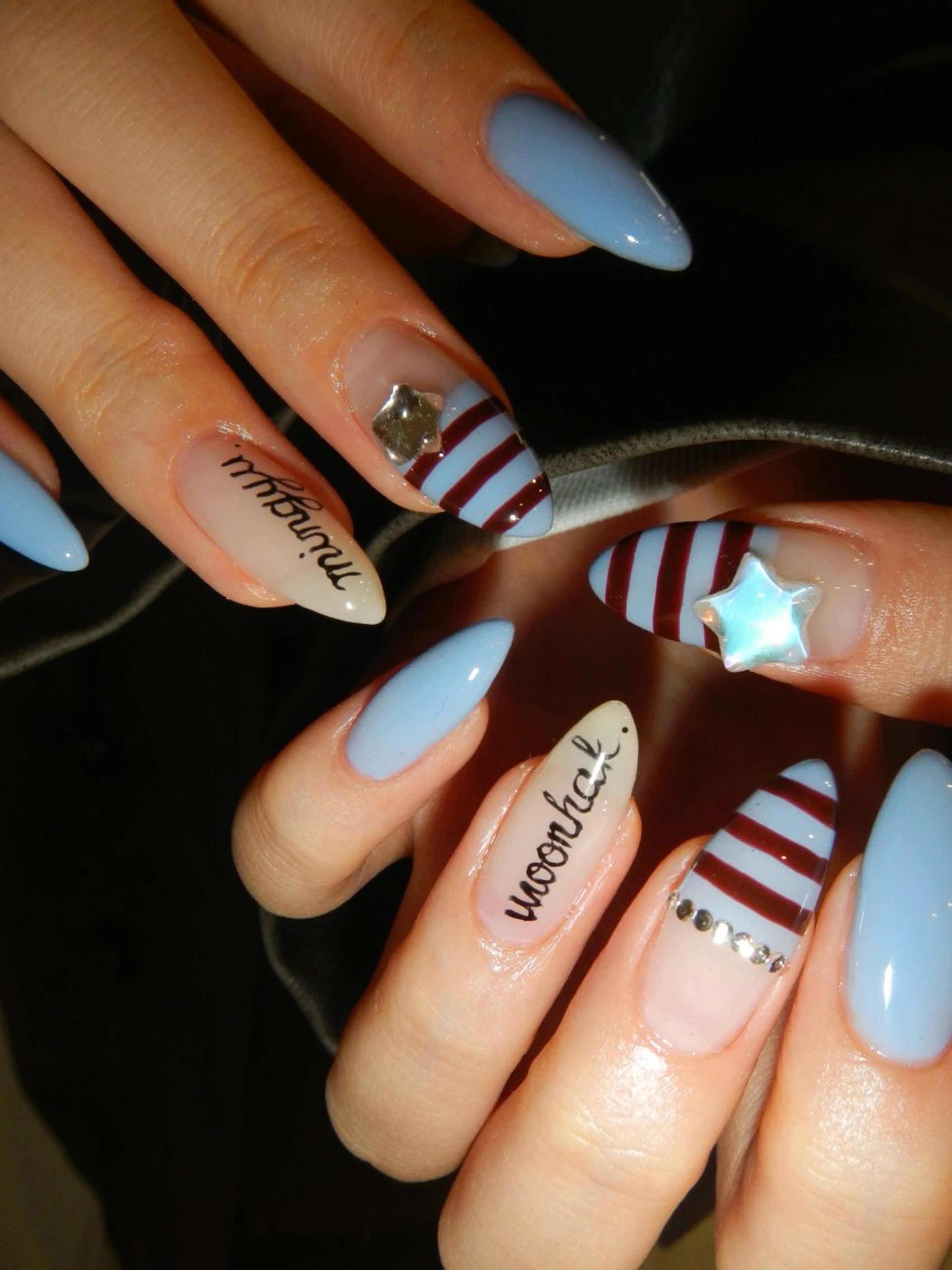 ネイル SHELLTOKYO 💜Kazamakiのネイルデザイン