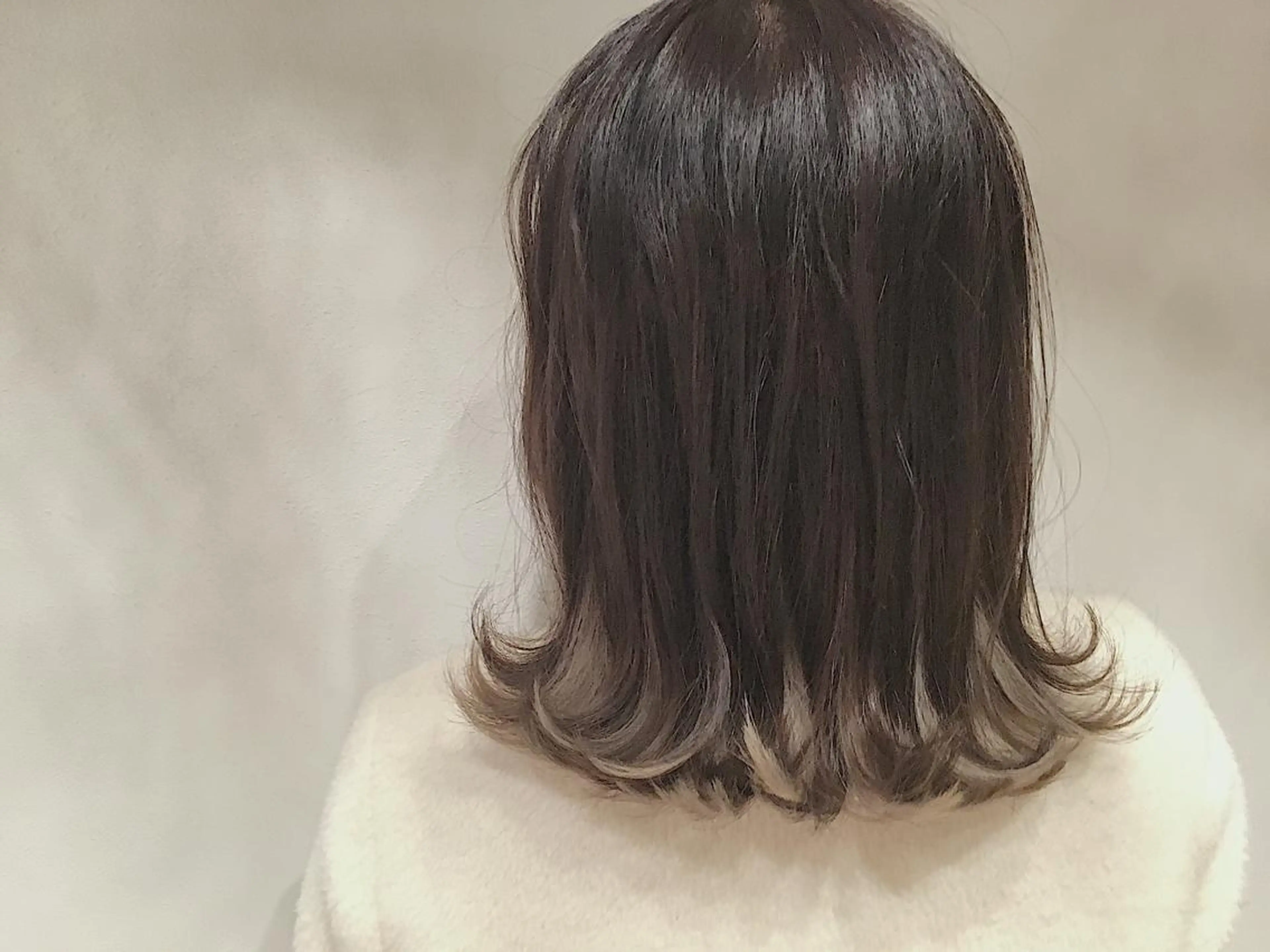 ミディアム カラー カラーモデル募集中 美容室ハピスのヘアスタイル