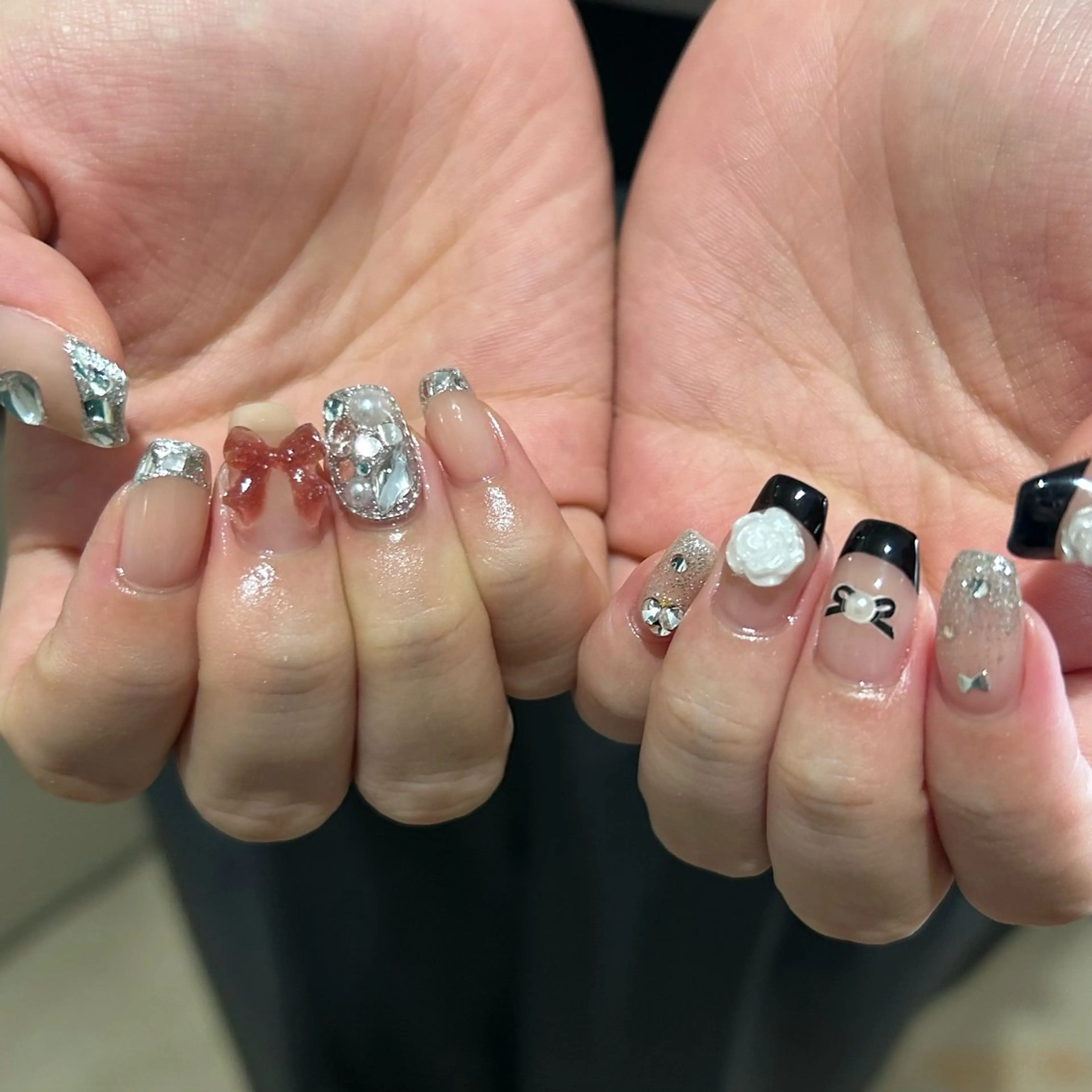 ネイル パラあり！フィルイン 美フォルムのネイルデザイン