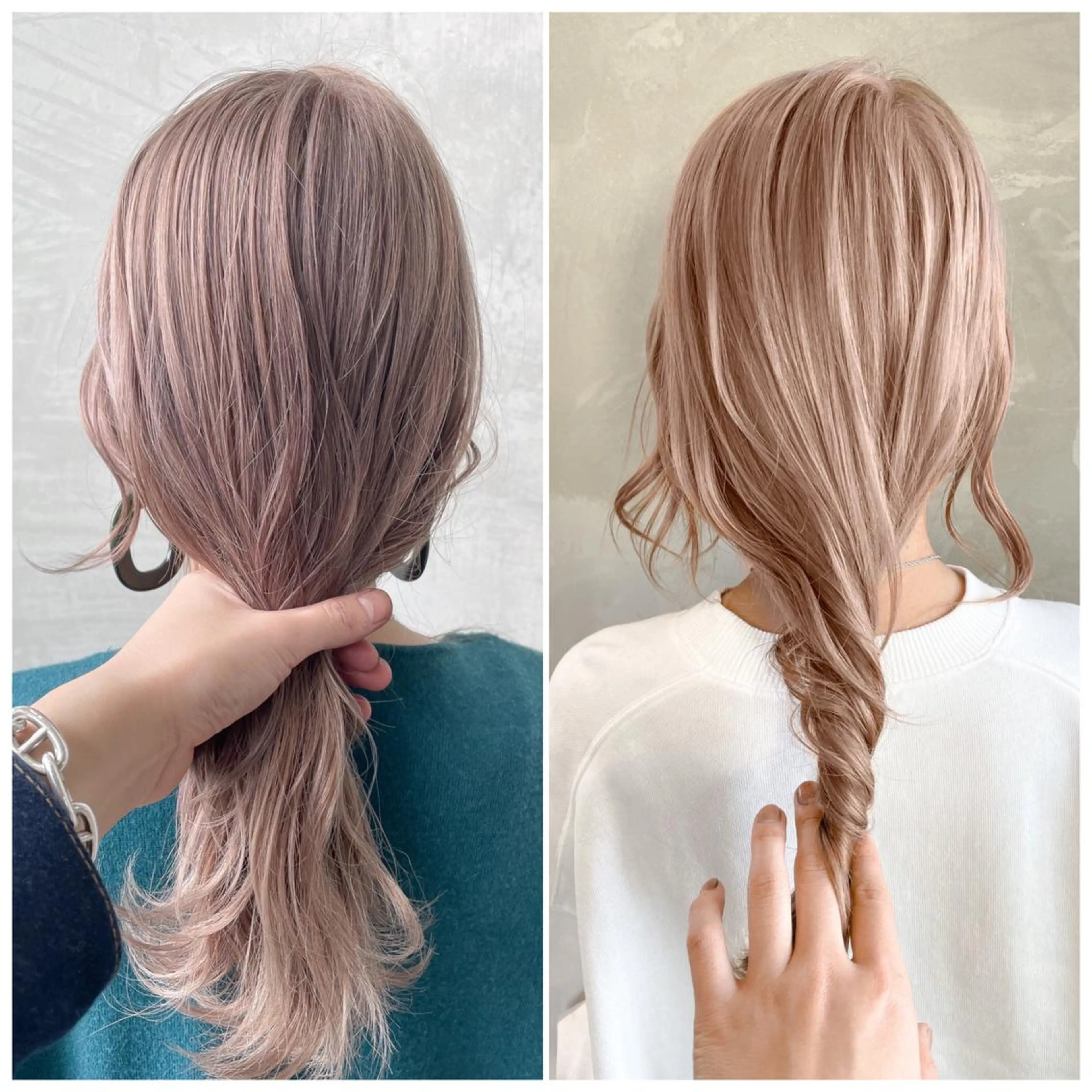 ミディアム カラー 韓国ヘア 店長NEGIのヘアスタイル