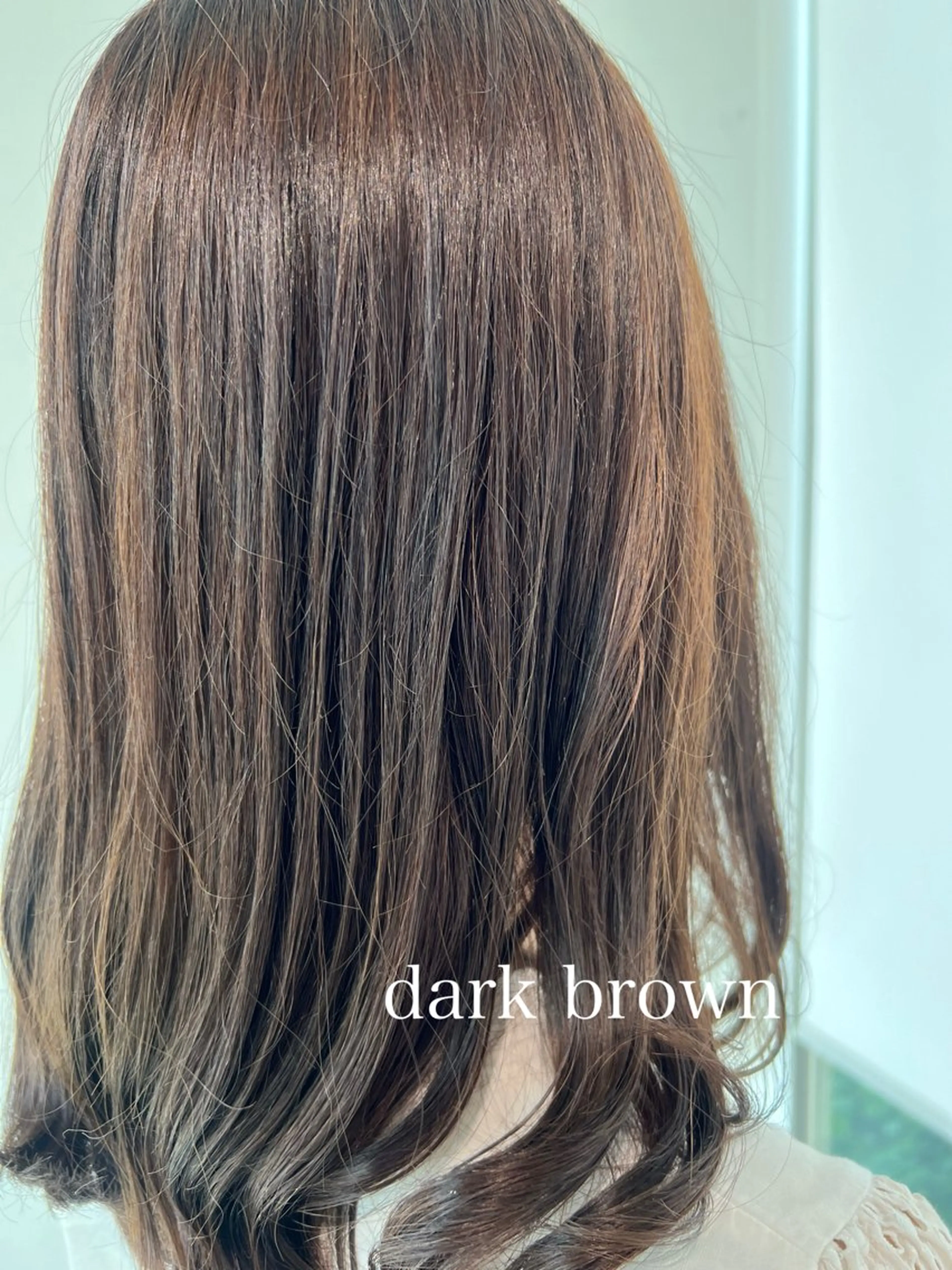 ミディアム カラー ブラウンカラー ヘアカラー サエ💎横浜 カラーモデル募集中のヘアスタイル