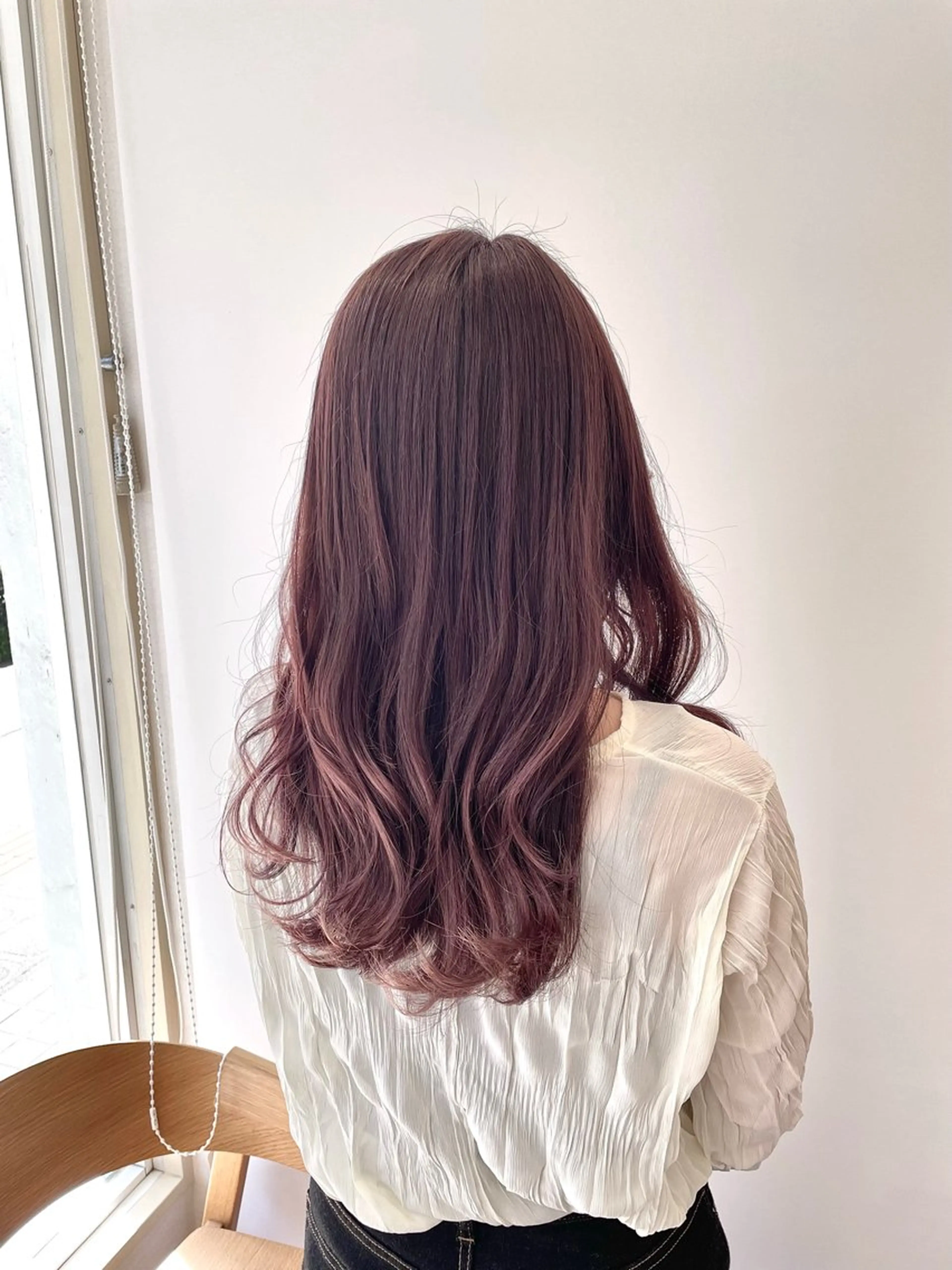 ロング カラー カット ヘアカラー トリートメント 佐々木 美帆のヘアスタイル