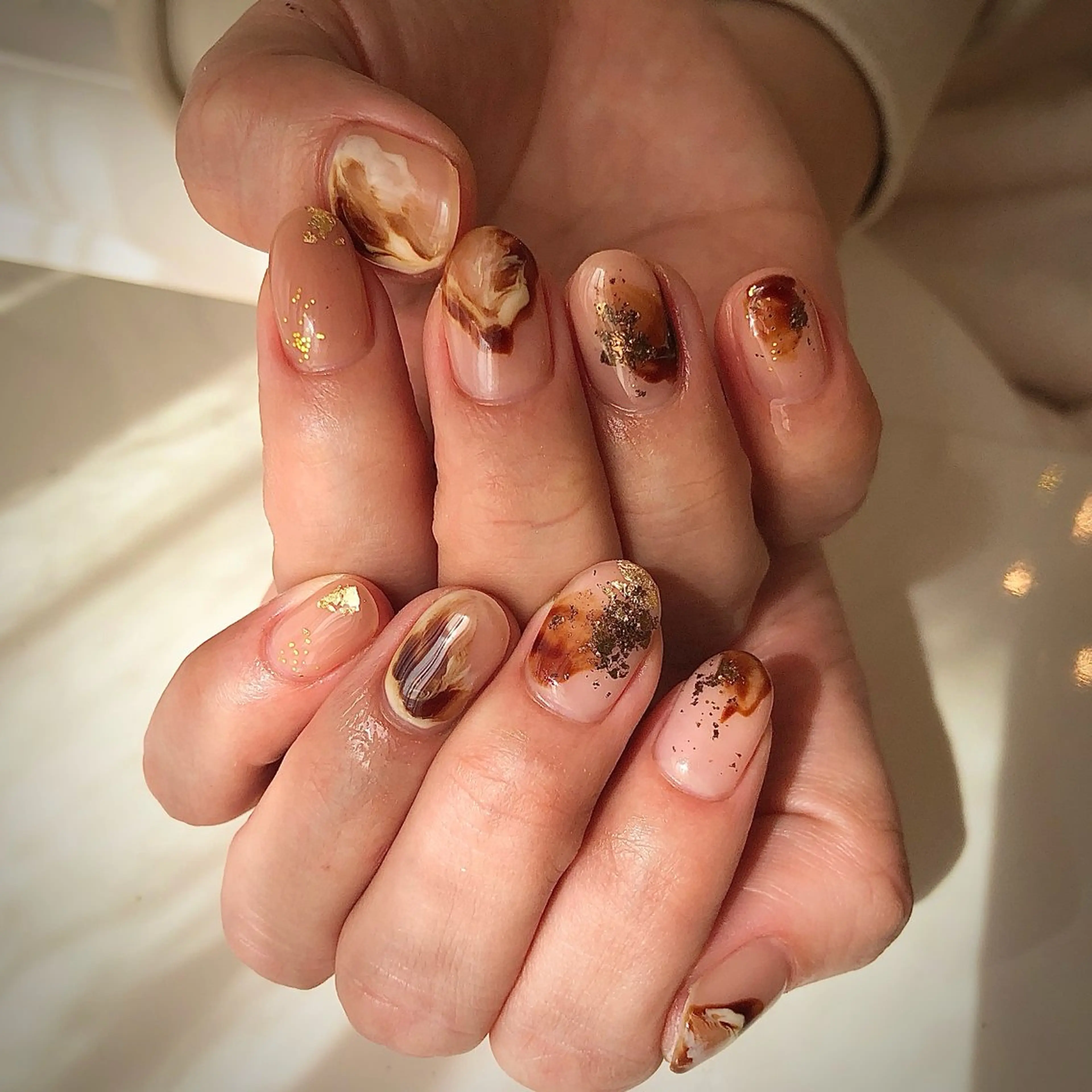 ネイル フレンチネイル グラデーション ラメ(グリッター) マグネットネイル ミラーネイル irodōri所属・irodōri /榎本佳那子のエステ・リラクイメージ