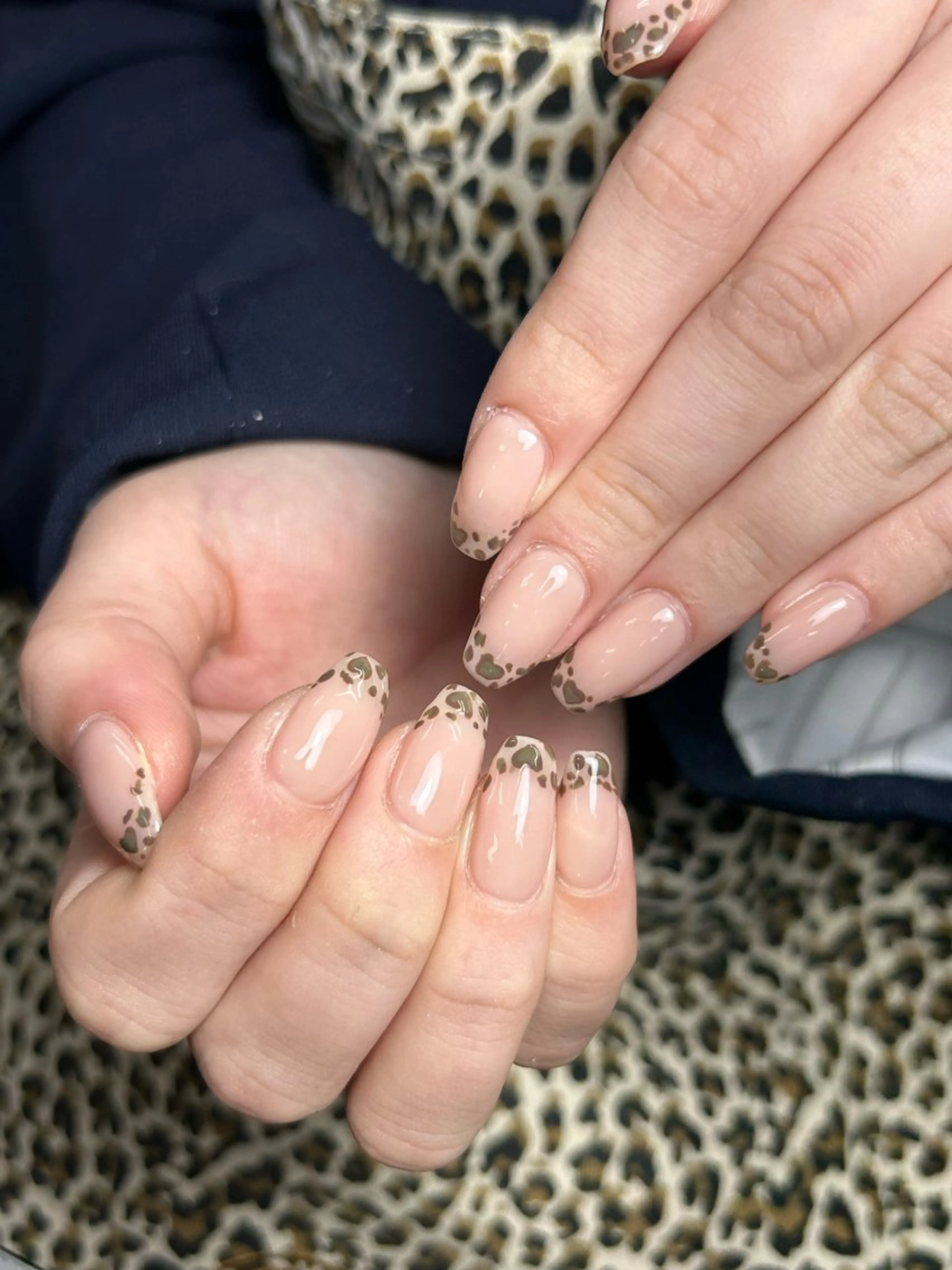 ネイル 韓国ネイル 持ち込み ニュアンスネイル ネイルチップ 冬ネイル RINN ANA.CHUOのネイルデザイン