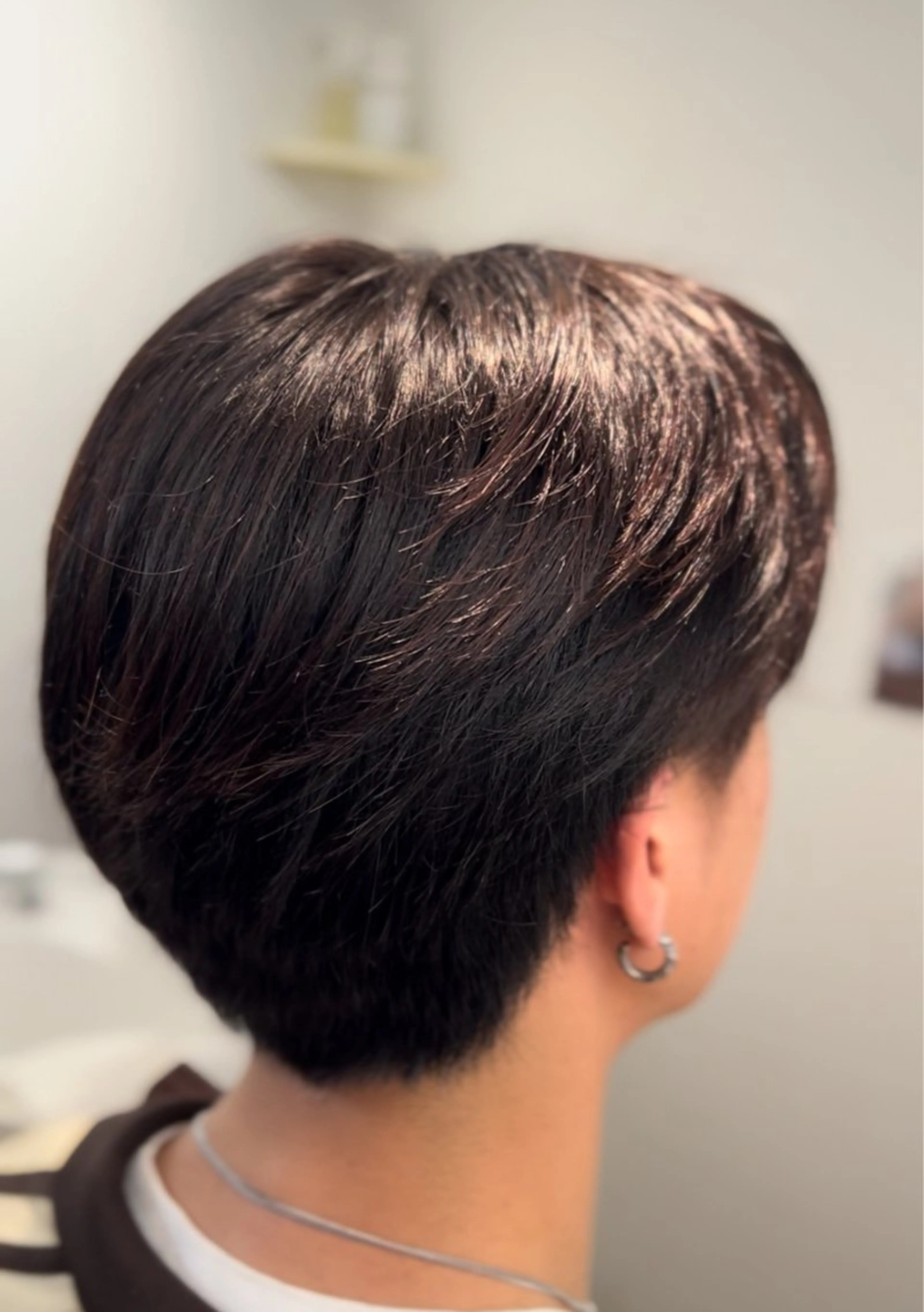 ミディアム メンズ センターパート 学生（メンズ向け） 刈り上げ 学生 カット FRISEUR/山本 美芽のヘアスタイル