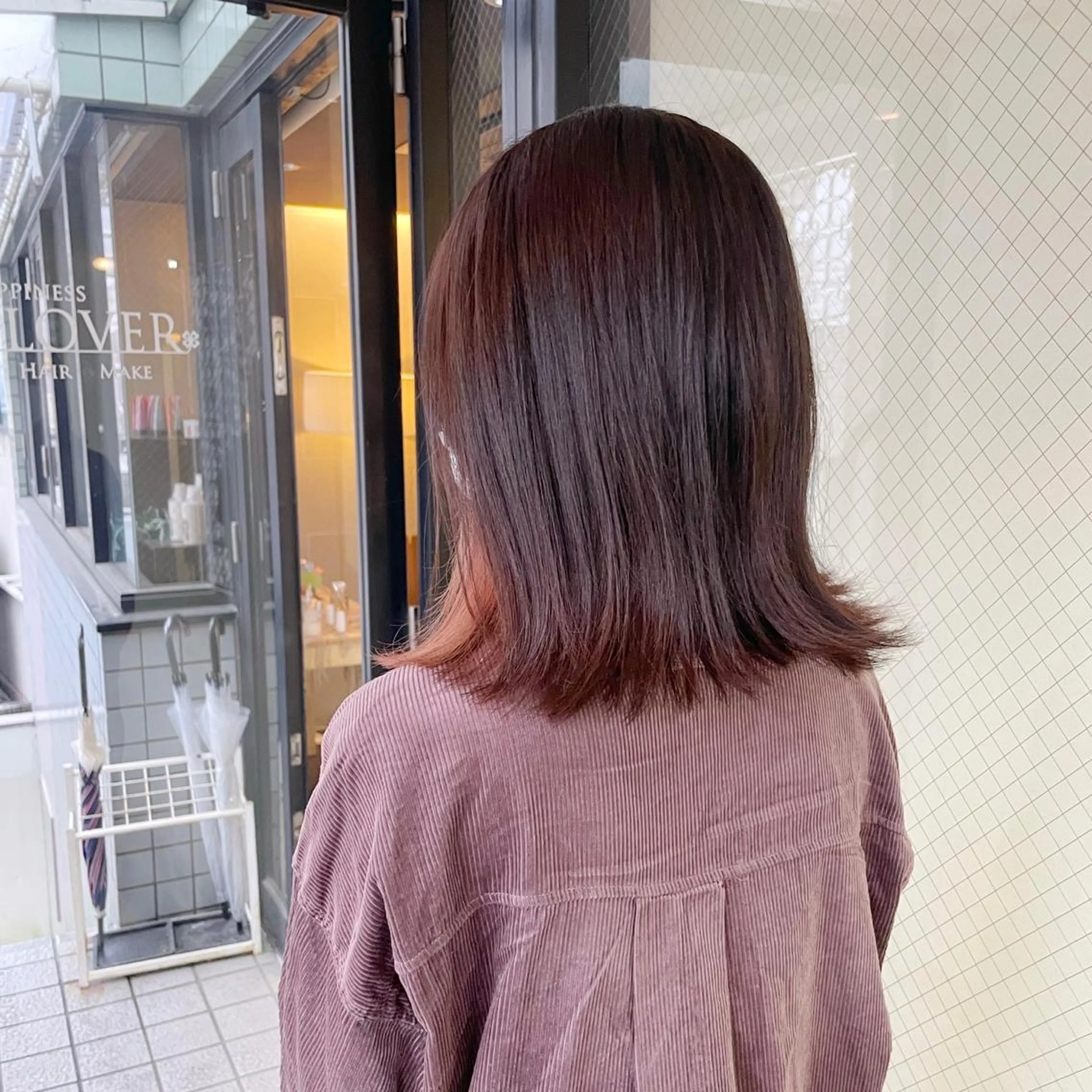 セミロング カラー カット ヘアカラー トリートメント 艶髪/巻ける縮毛矯正 /髪質改善naoのヘアスタイル