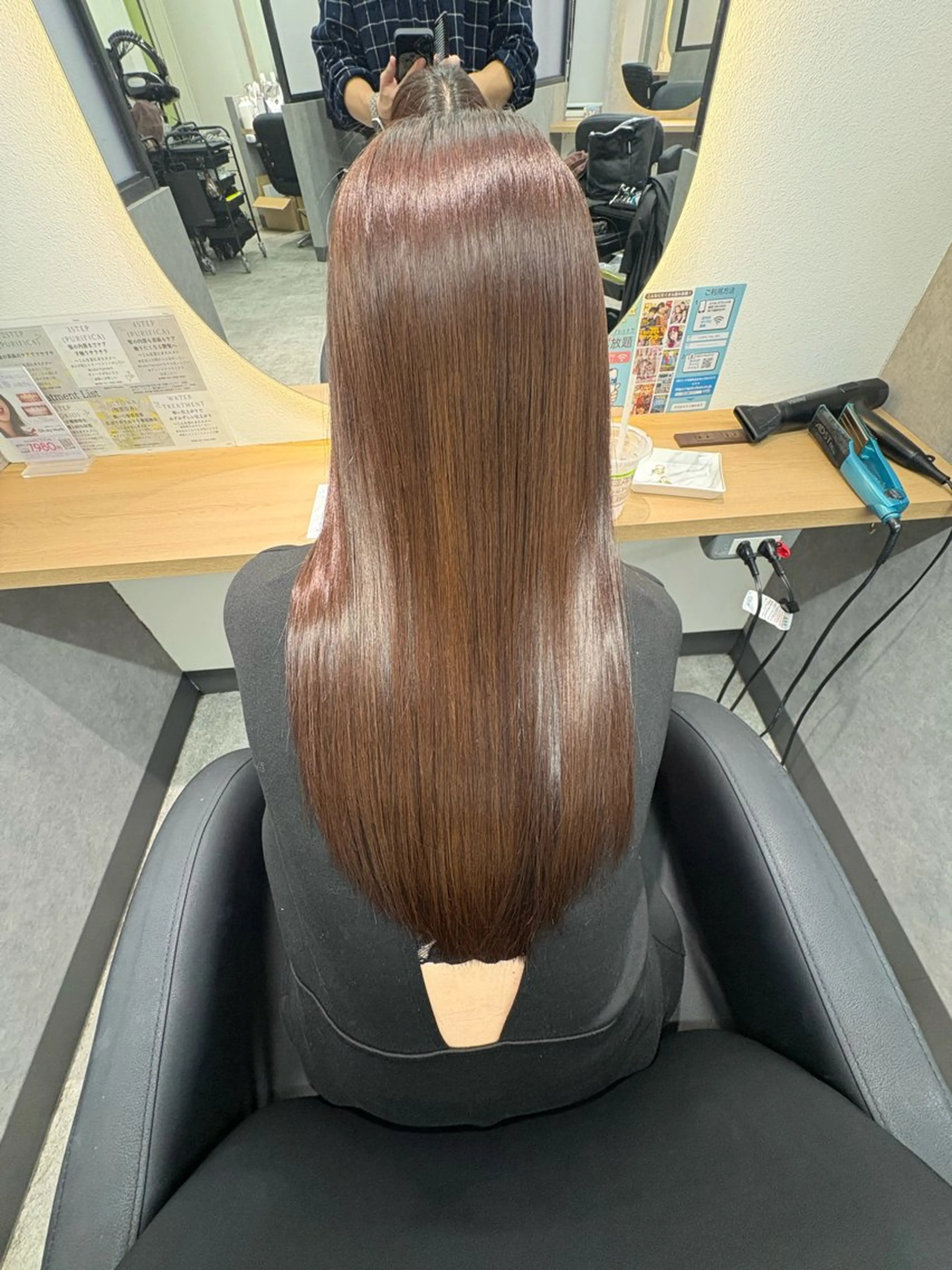 ロング 髪質改善 トリートメント 酸熱トリートメント トリートメント Ryu✨艶髪 髪質改善ストレート✨のヘアスタイル