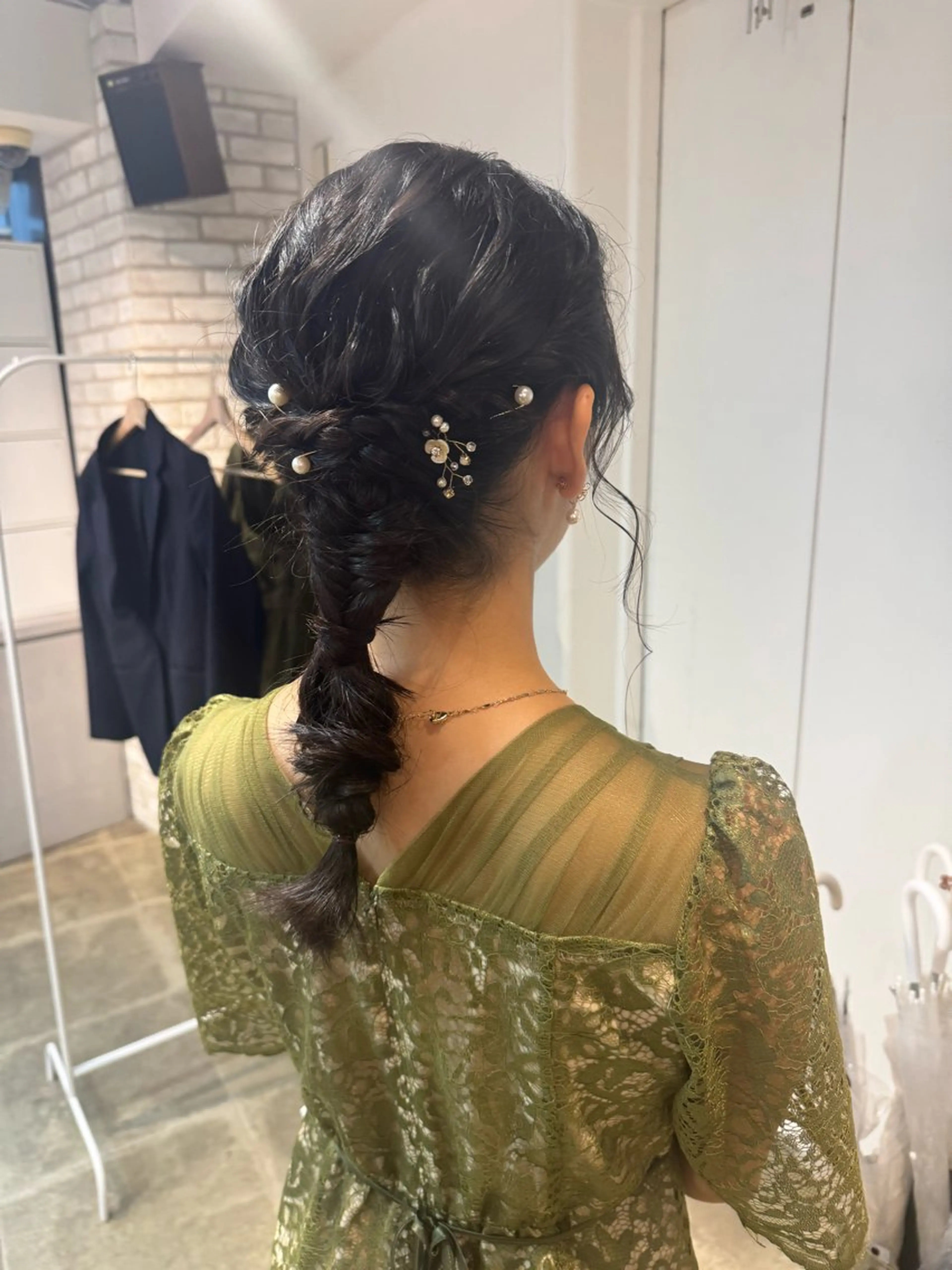 【へアアレンジ💐】前髪カット付！ジュアル系からかっちりセットまで❤️ 結婚式など！の写真