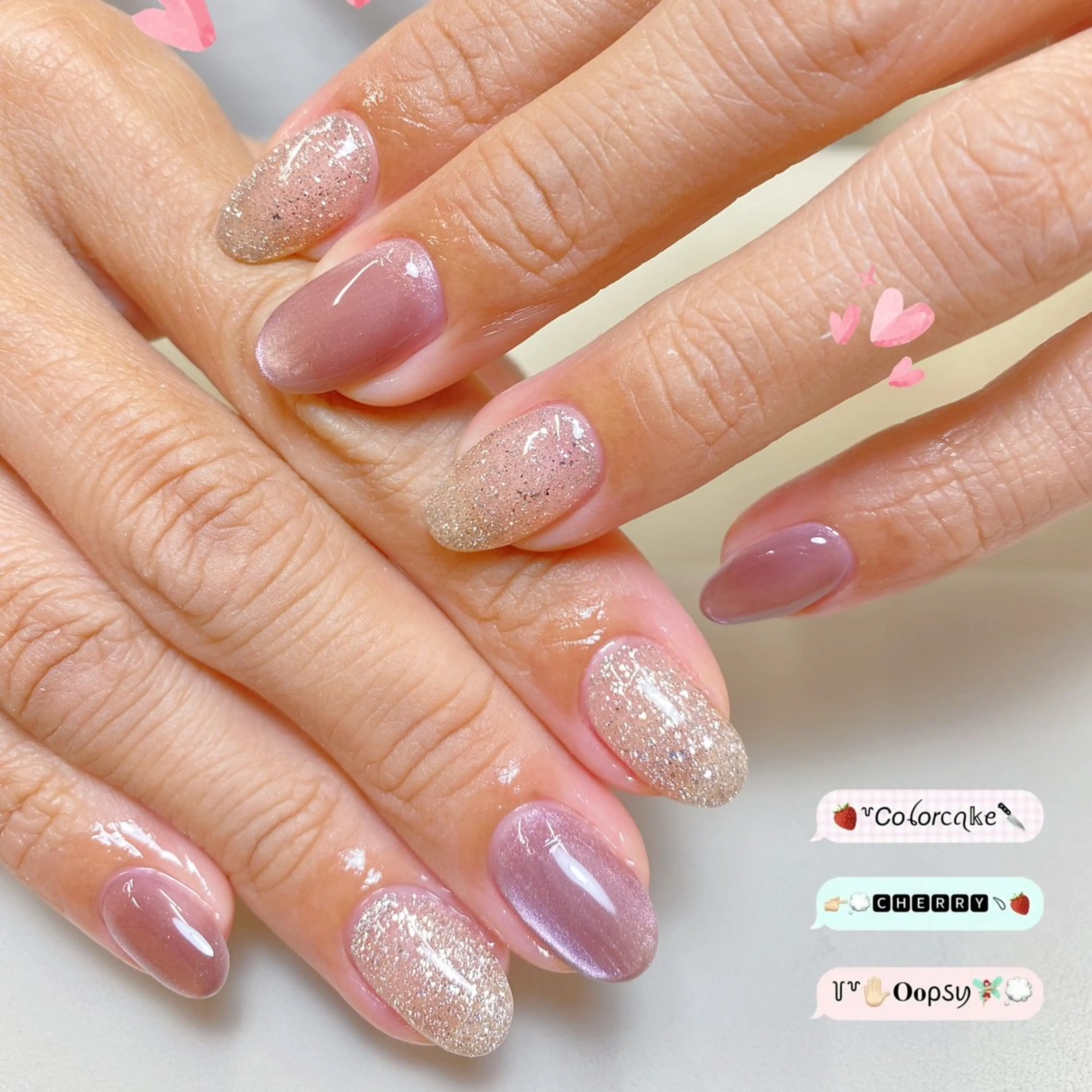 ネイル ハンドネイル AngelChris ビューティーサロン琳のネイルデザイン