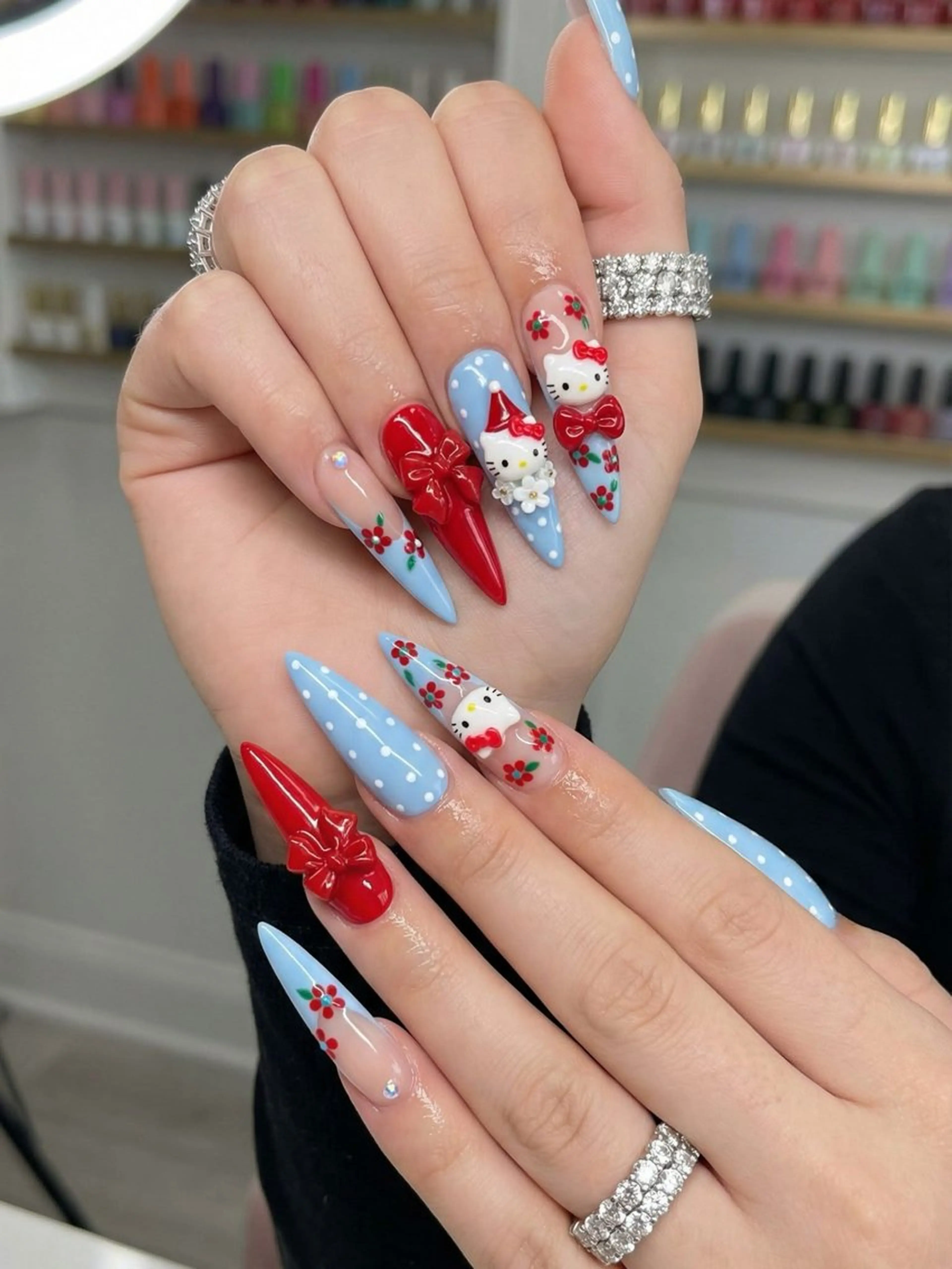 ネイル ハンドネイル ハンドケア いちご ちゃんのネイルデザイン