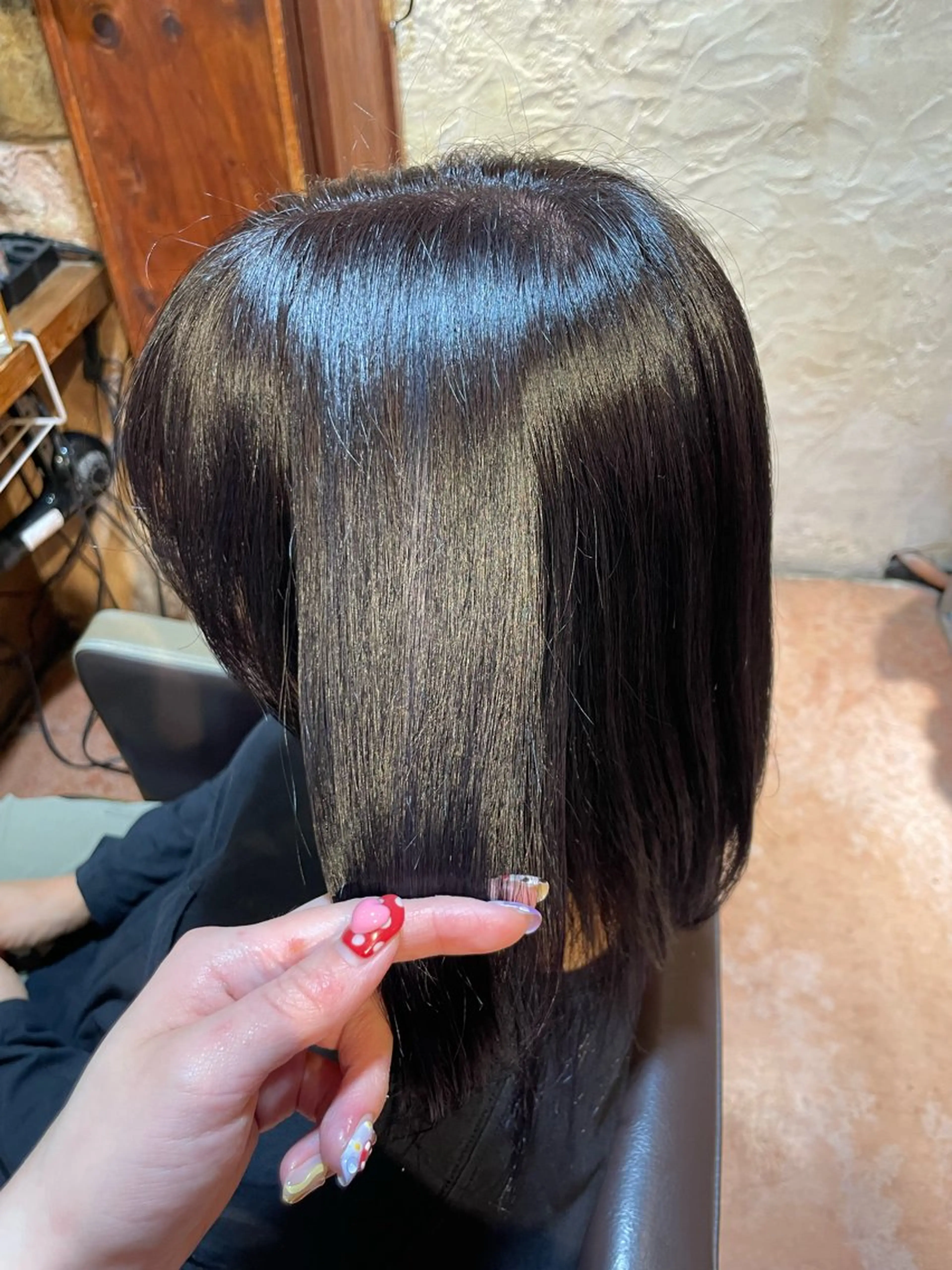 カラー ブルーカラー ブルーバイオレット バイオレットカラー ar北千住 あやみのヘアスタイル