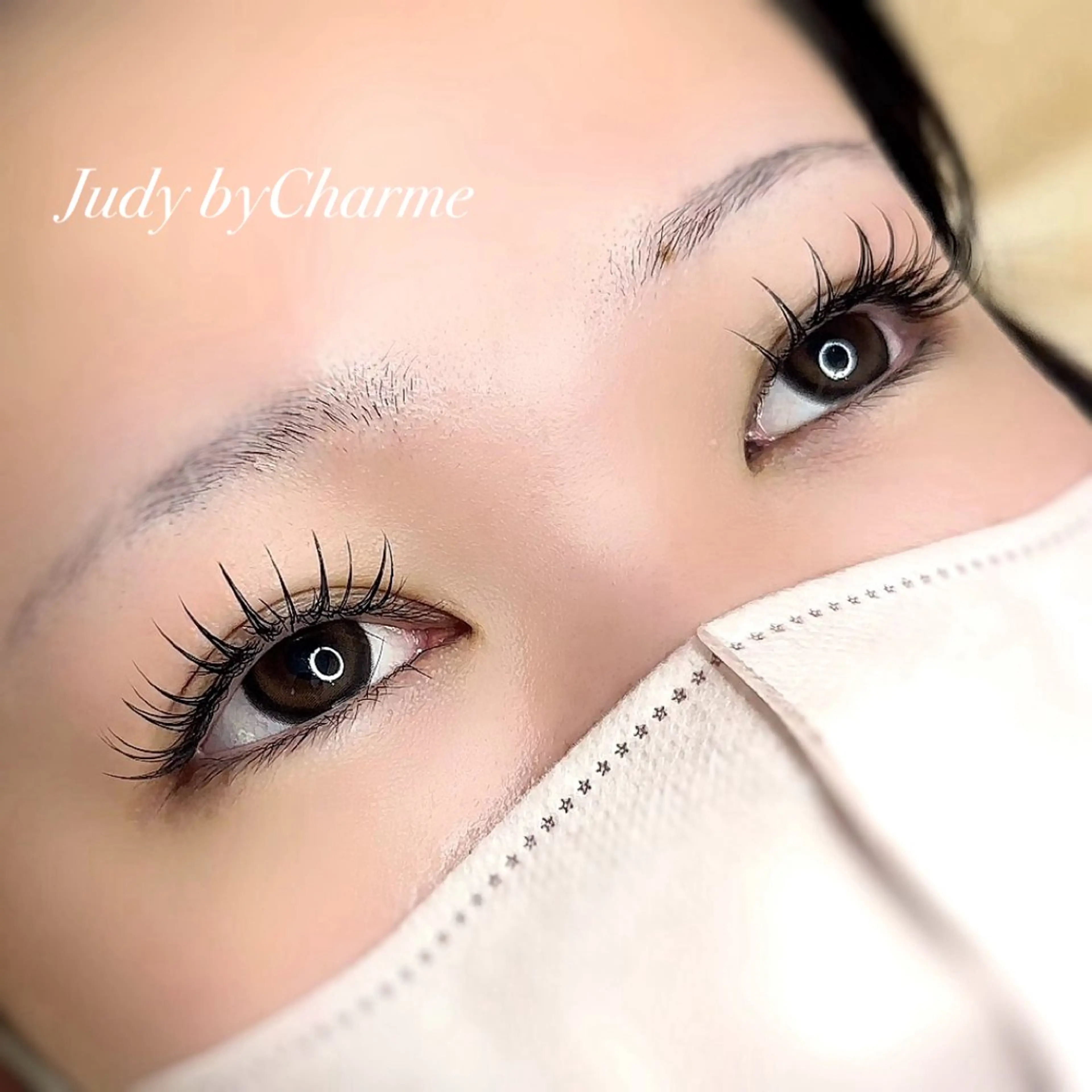 マツエク・マツパ フラットラッシュ セーブル 下まつげエクステ アップワードラッシュ マツエク Judy by charmeのマツエク・マツパデザイン