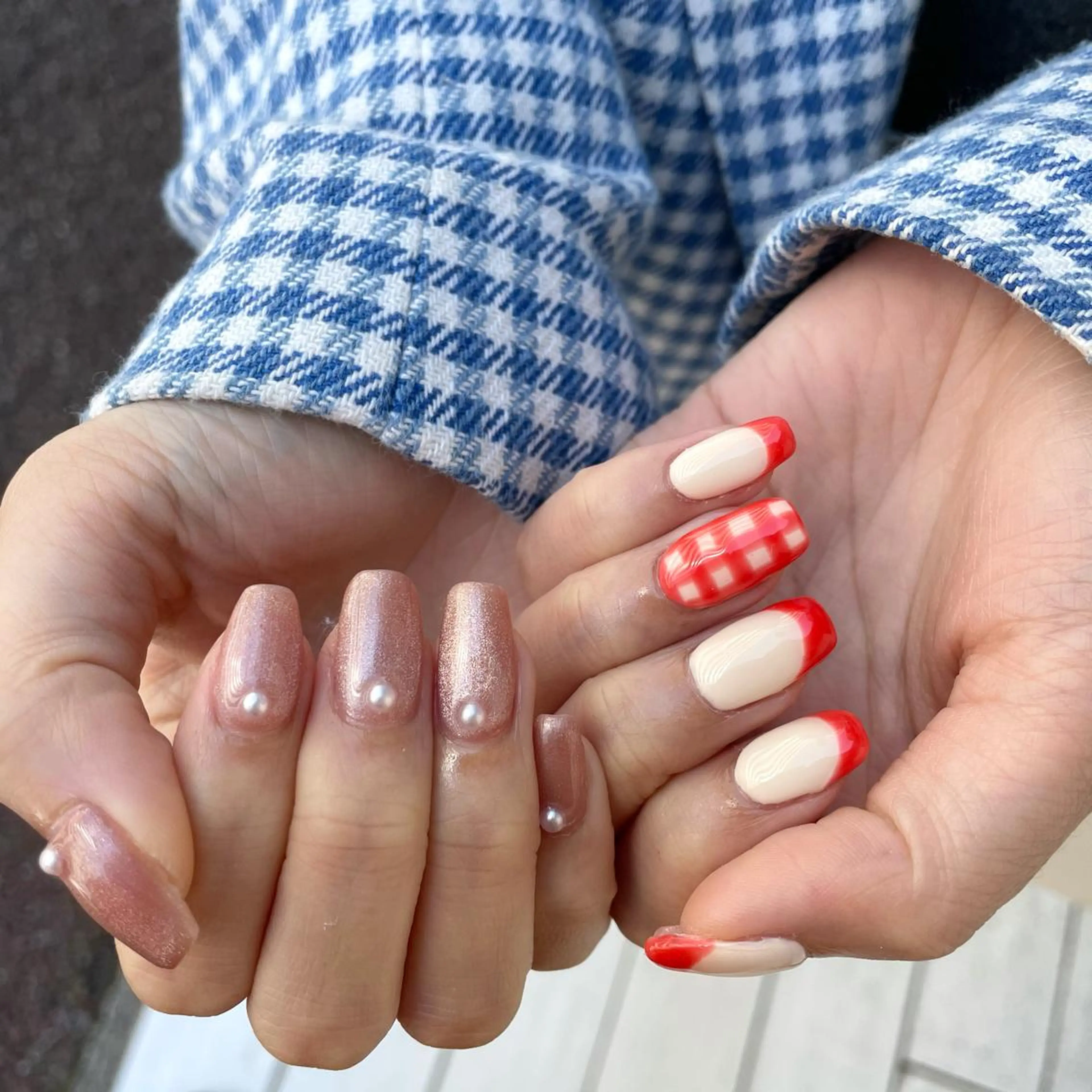 ネイル ハンドネイル 新井 ひなののネイルデザイン